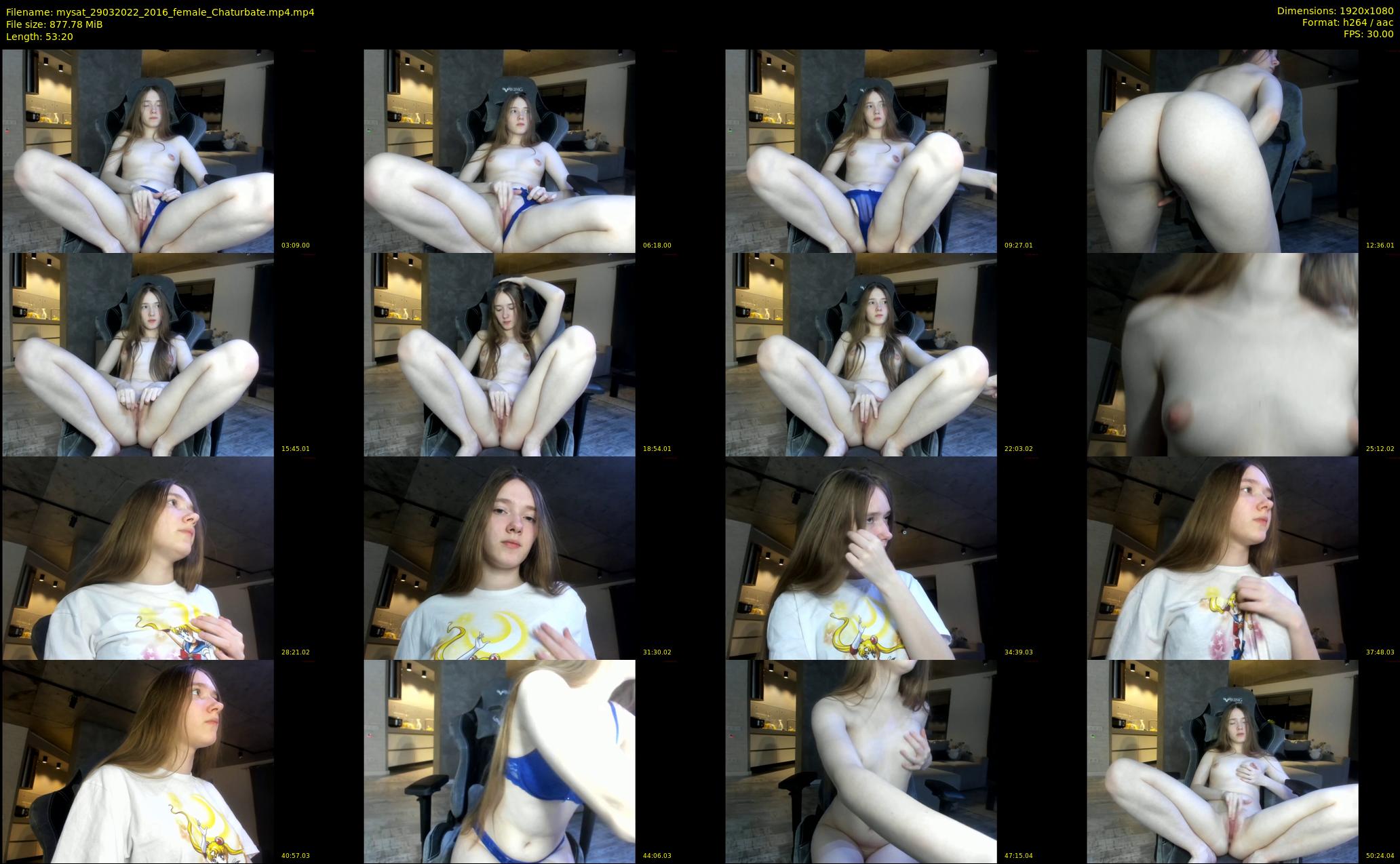 mysat — 54 minute Chaturbate female cam show recording, 1080p, Mar 29, 2022