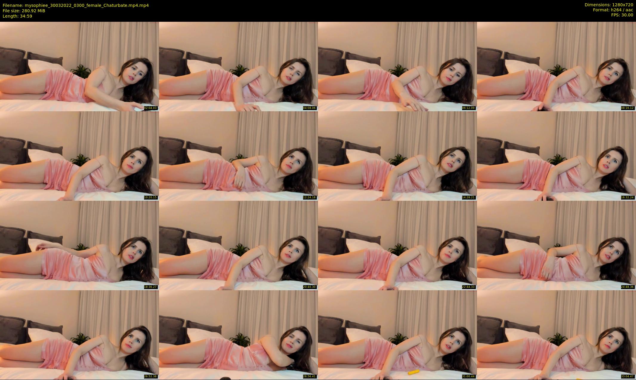 mysophiee — 35 minute Chaturbate female cam show recording, 720p, Mar 30, 2022