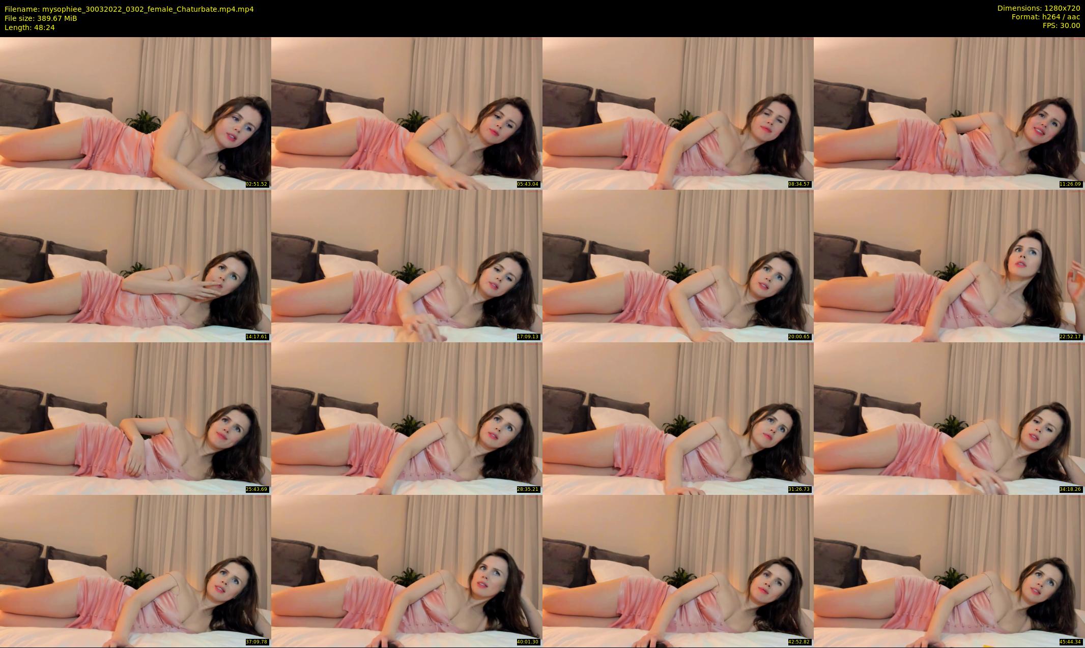 mysophiee — 49 minute Chaturbate female cam show recording, 720p, Mar 30, 2022