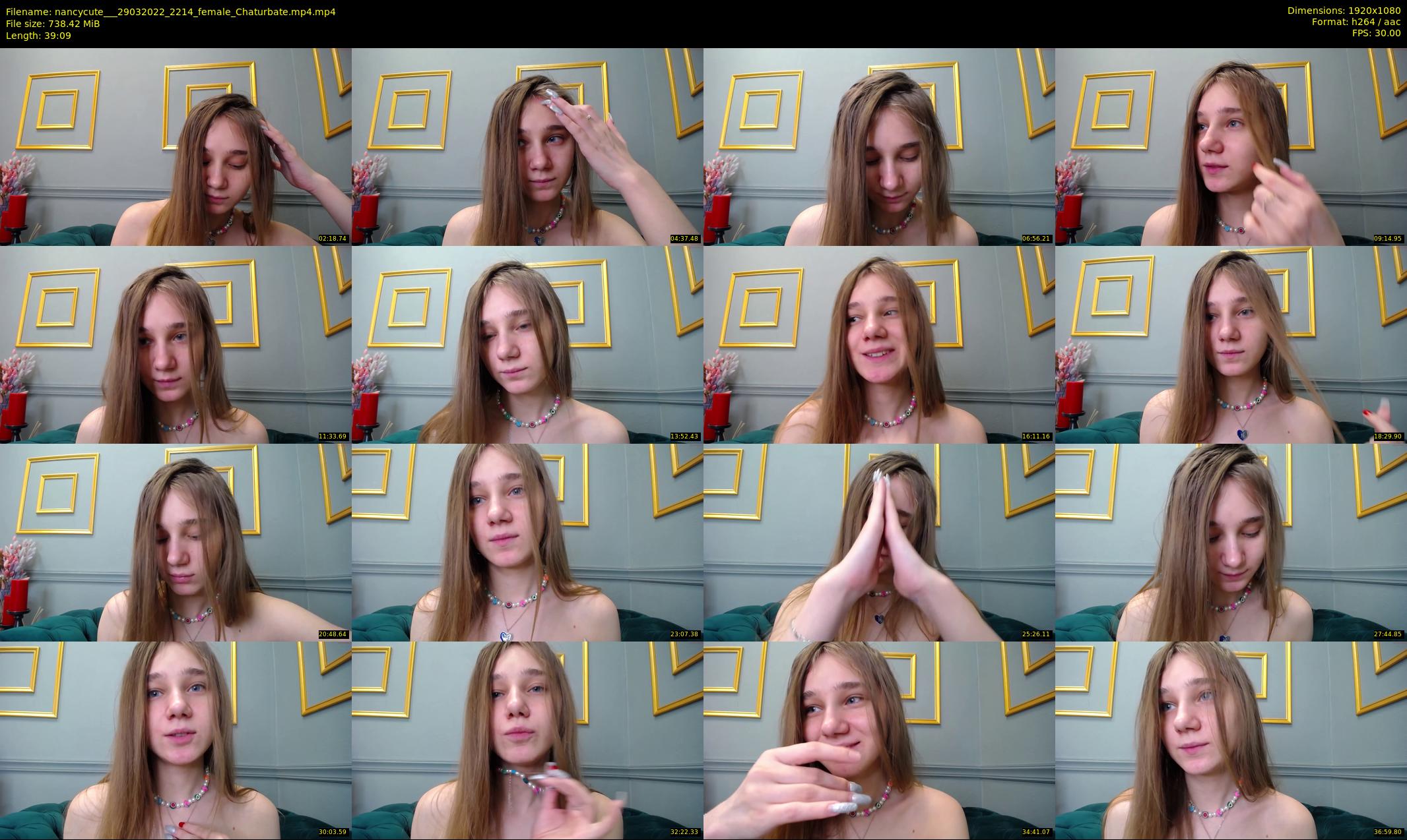 nancycute__ — 40 minute Chaturbate female cam show recording, 1080p, Mar 29, 2022