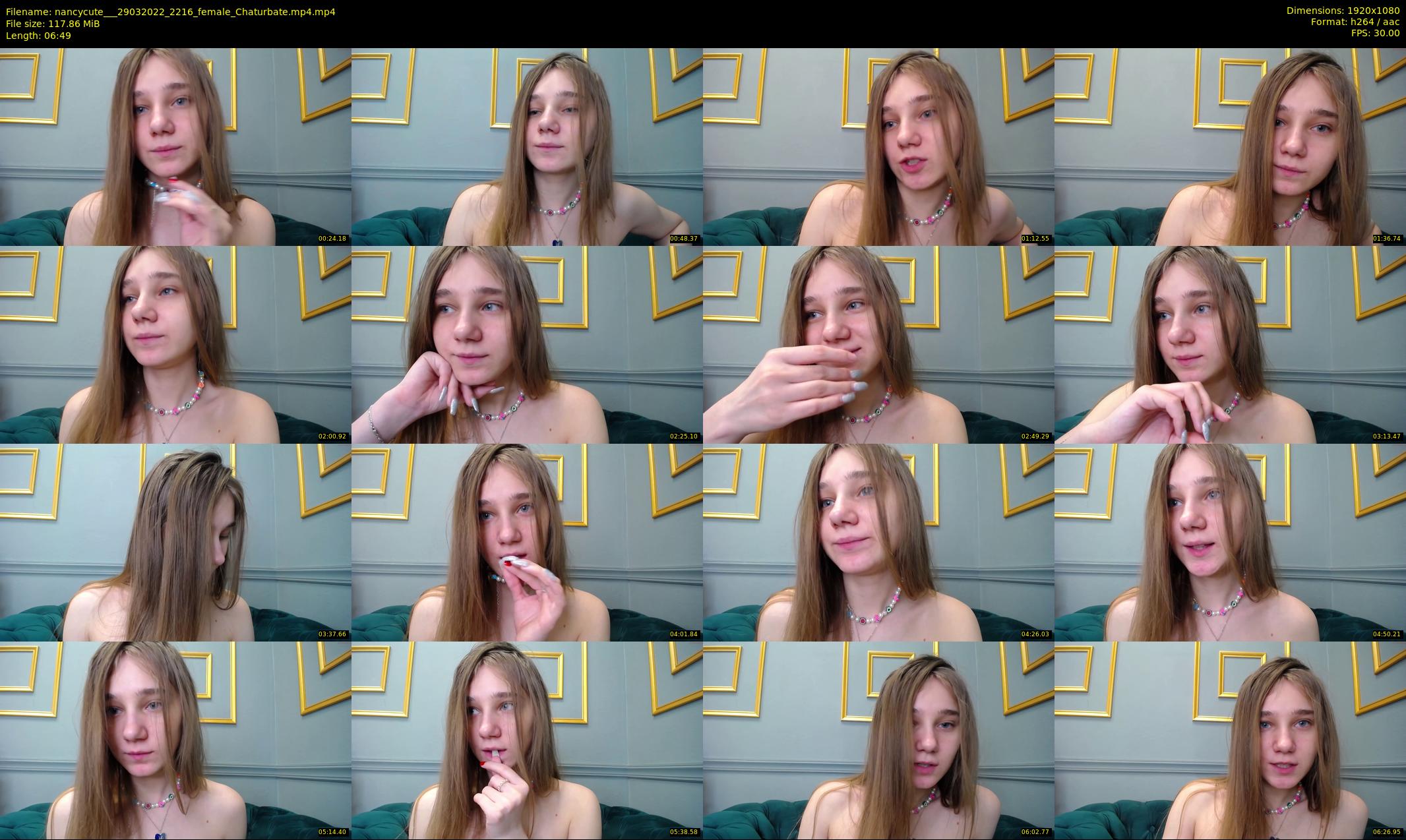 nancycute__ — 7 minute Chaturbate female cam show recording, 1080p, Mar 29, 2022