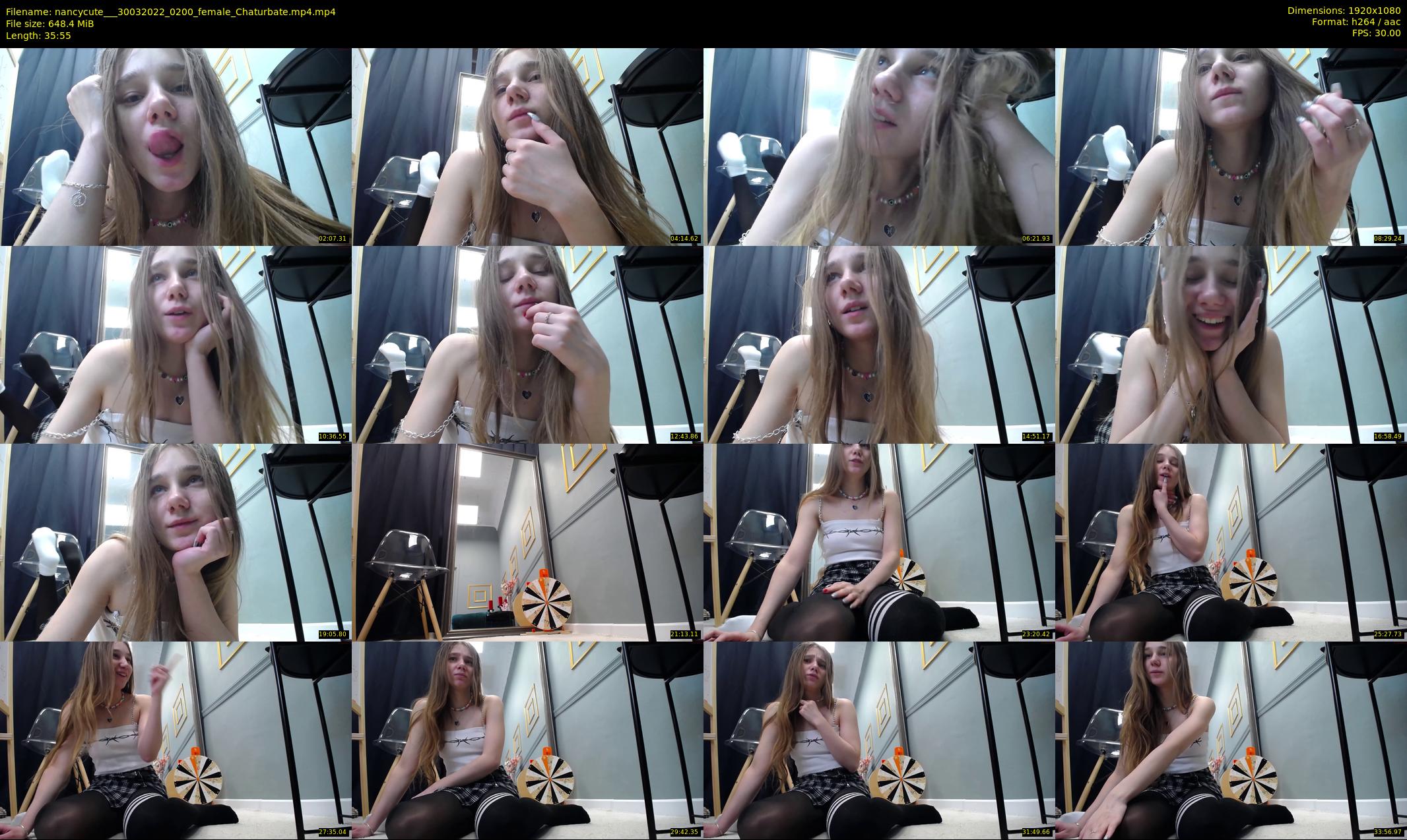 nancycute__ — 36 minute Chaturbate female cam show recording, 1080p, Mar 30, 2022