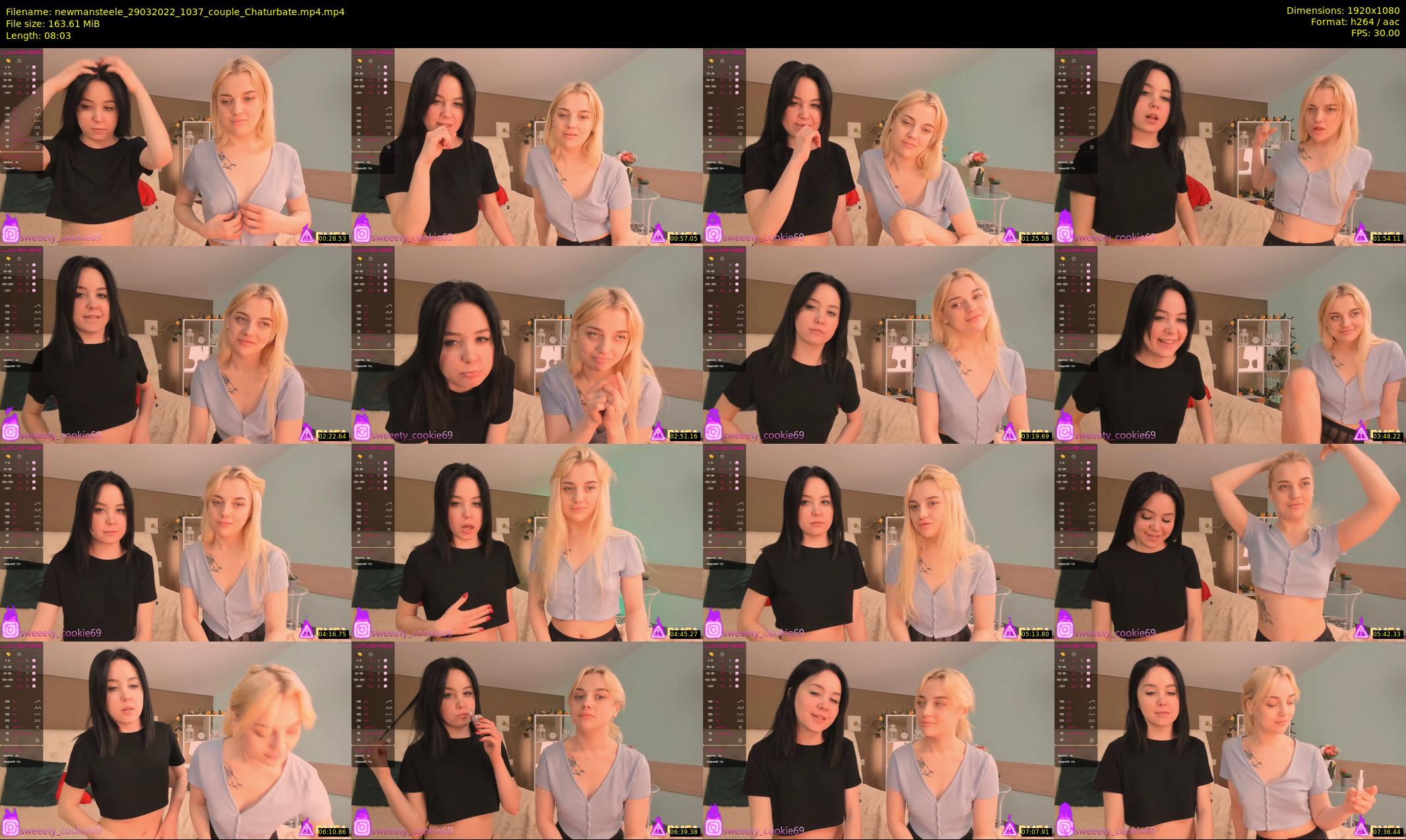 newmansteele — 9 minute Chaturbate couple cam show recording, 1080p, Mar 29, 2022