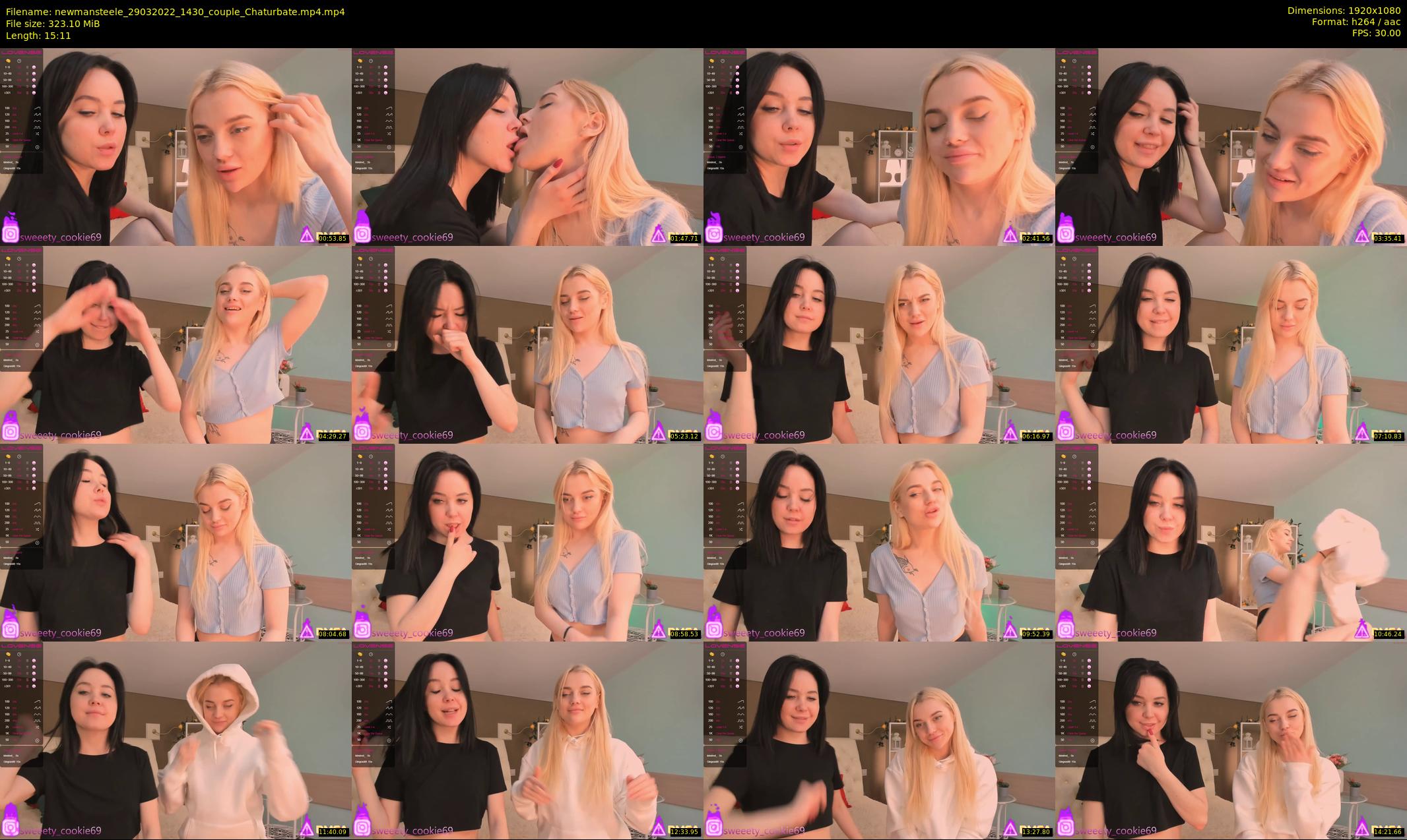 newmansteele — 16 minute Chaturbate couple cam show recording, 1080p, Mar 29, 2022
