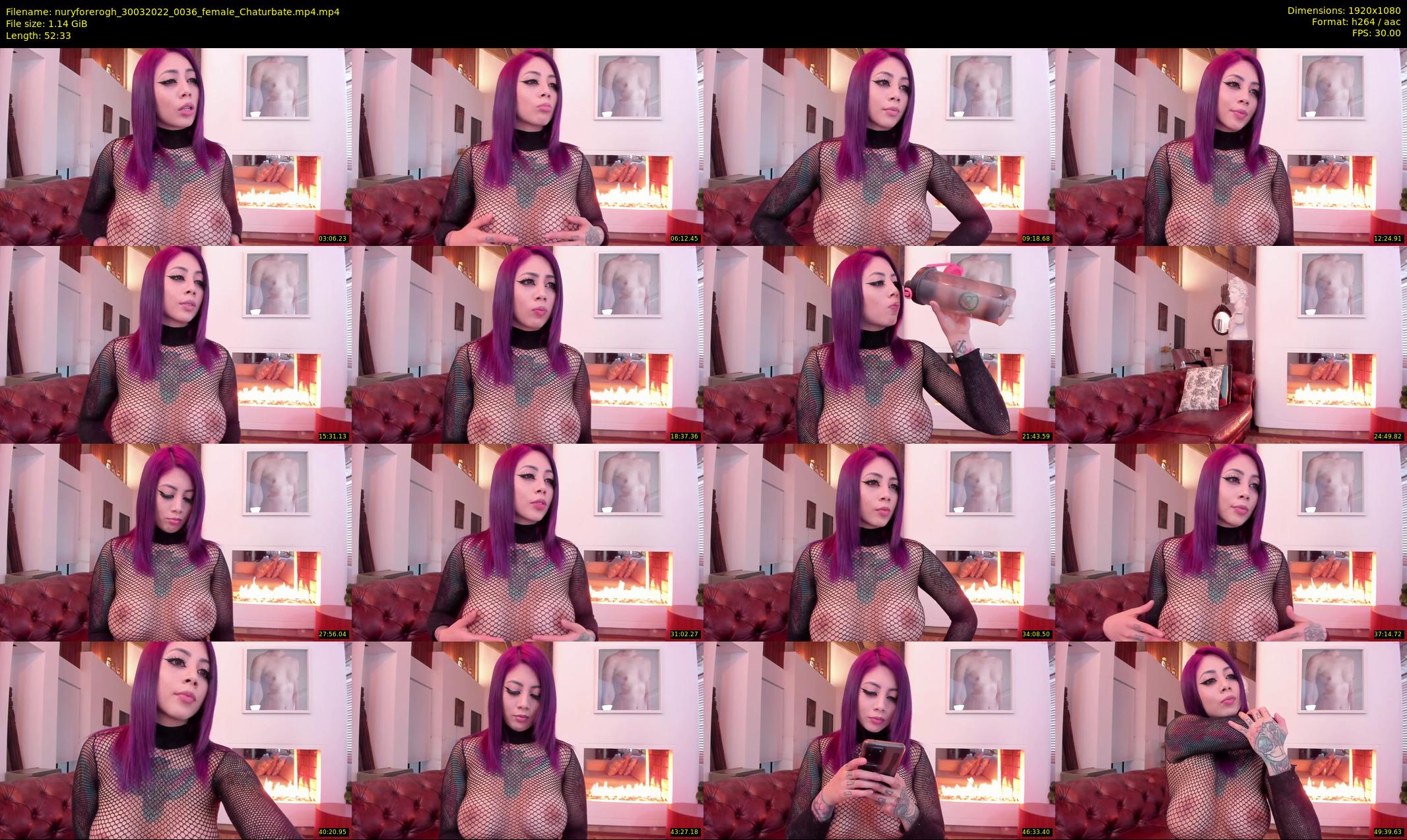 nuryforerogh — 53 minute Chaturbate female cam show recording, 1080p, Mar 30, 2022