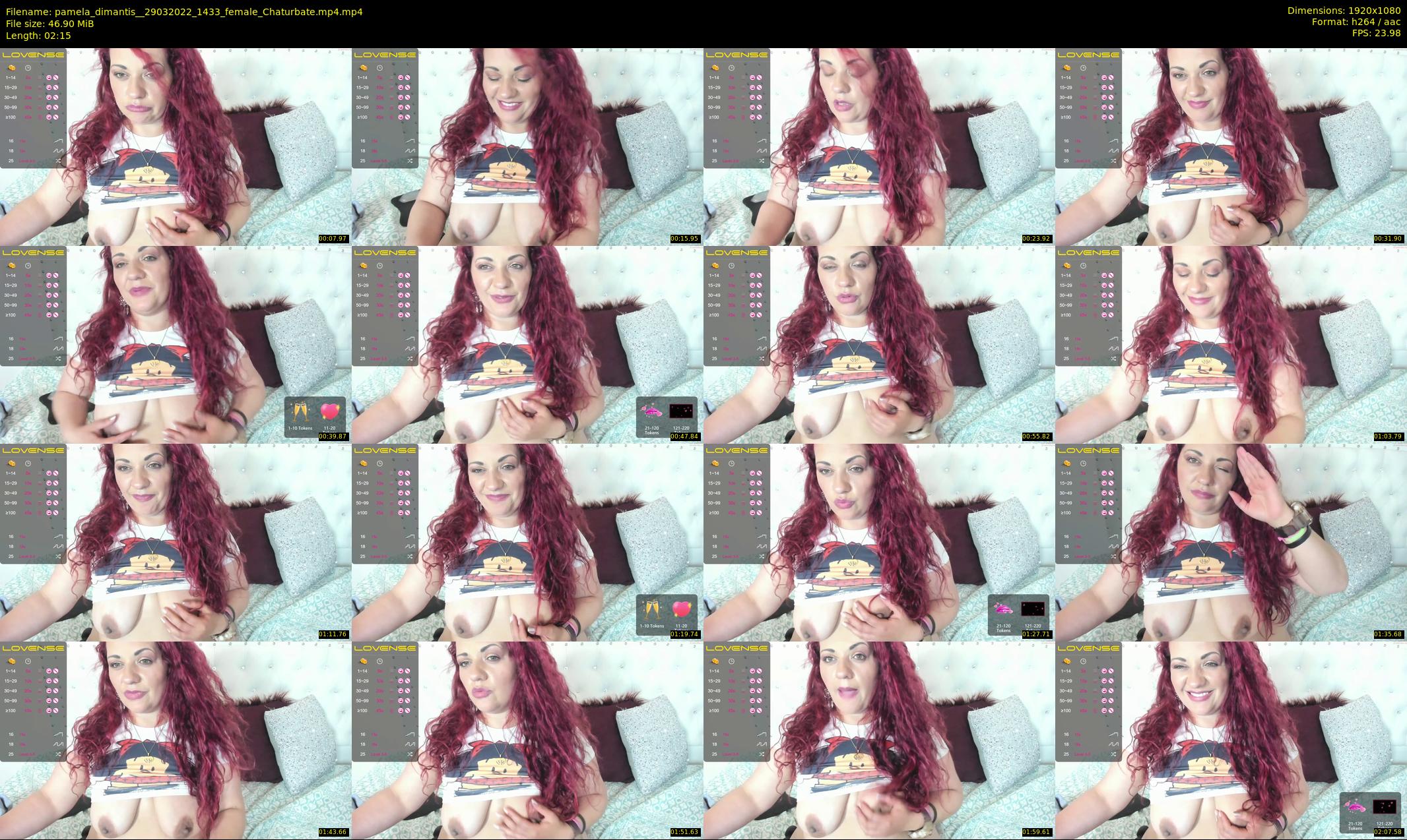 pamela_dimantis_ — 3 minute Chaturbate female cam show recording, 1080p, Mar 29, 2022