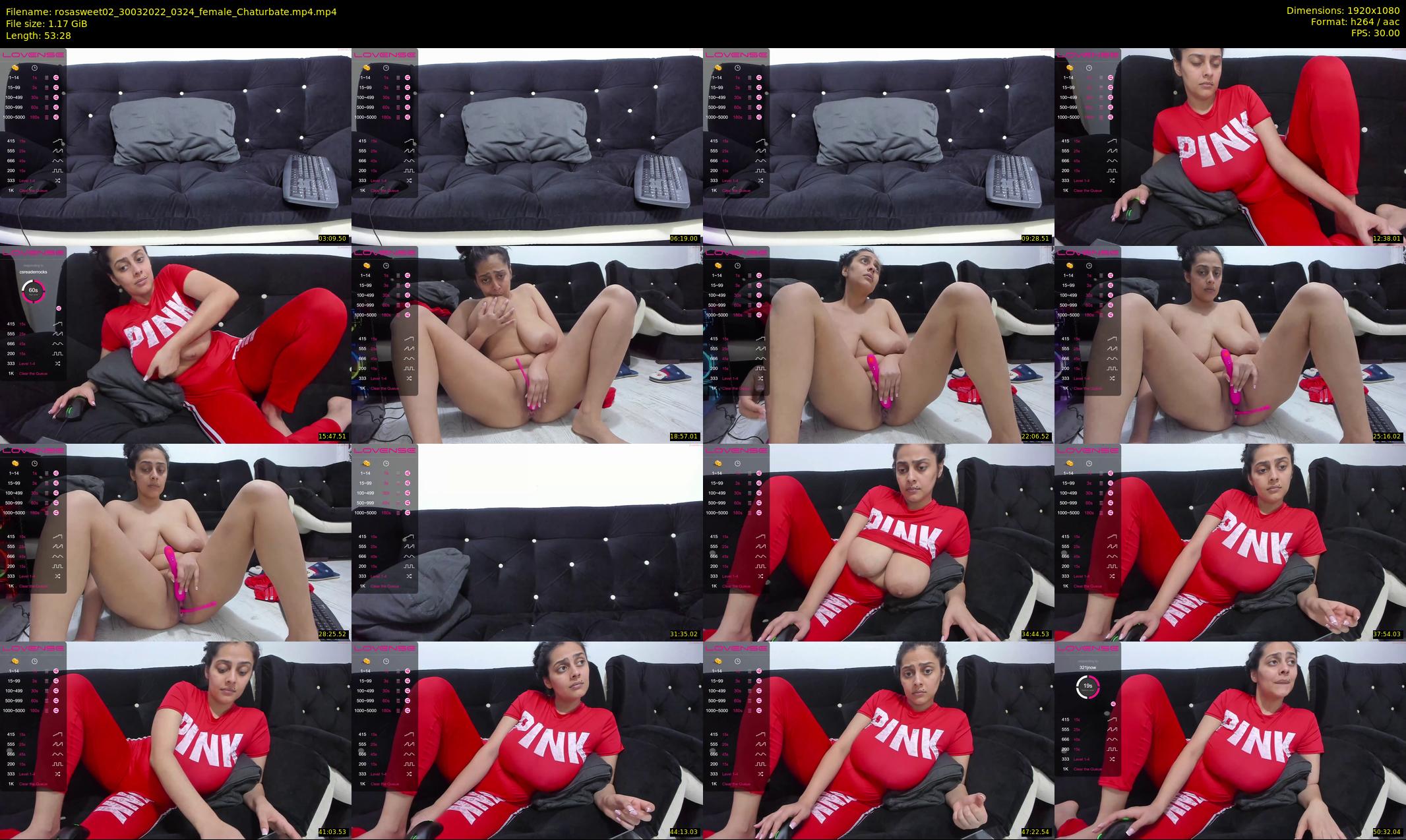 rosasweet02 — 54 minute Chaturbate female cam show recording, 1080p, Mar 30, 2022