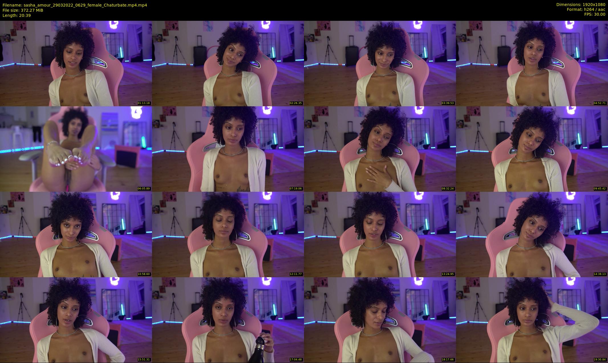 sasha_amour — 21 minute Chaturbate female cam show recording, 1080p, Mar 29, 2022