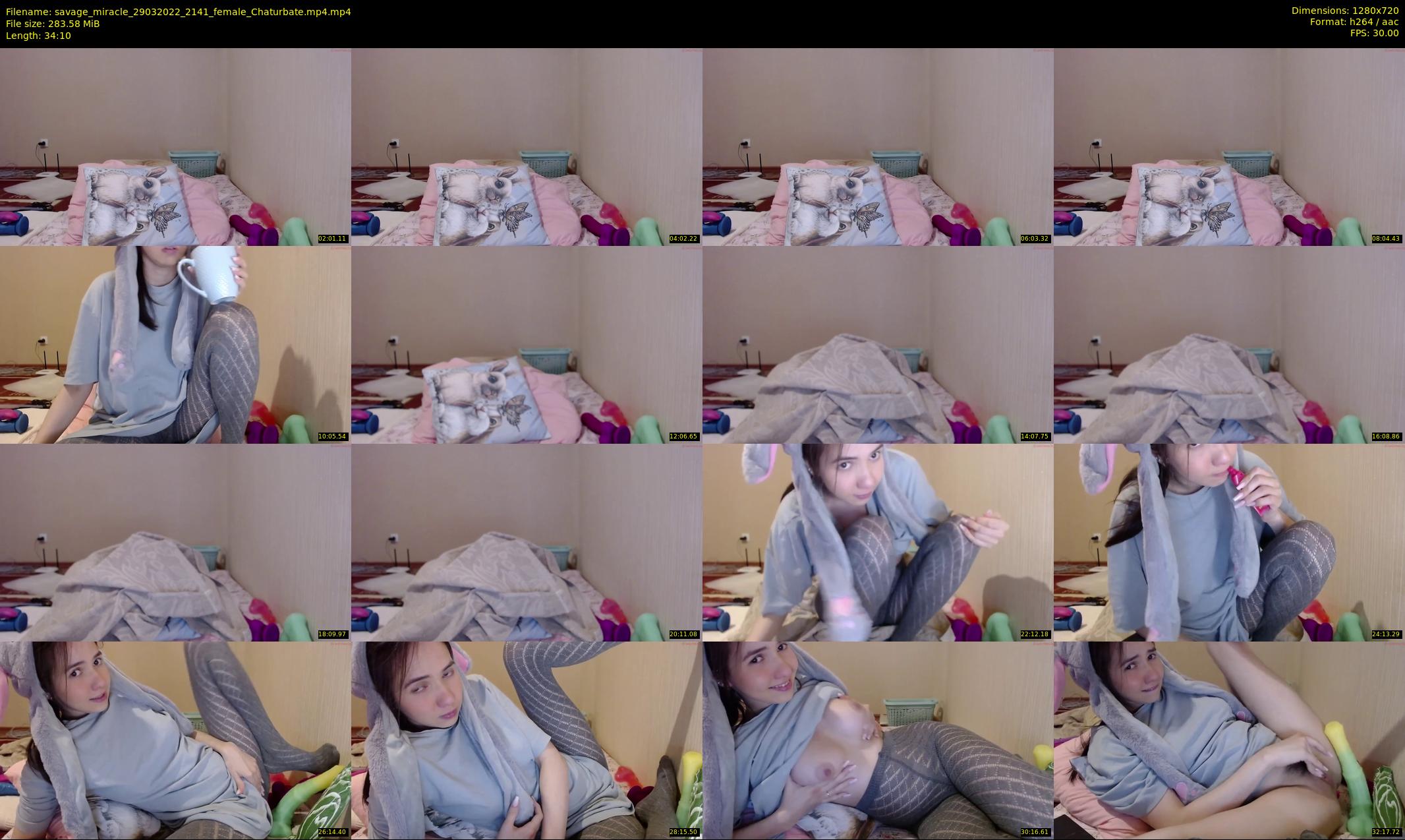 savage_miracle — 35 minute Chaturbate female cam show recording, 720p, Mar 29, 2022