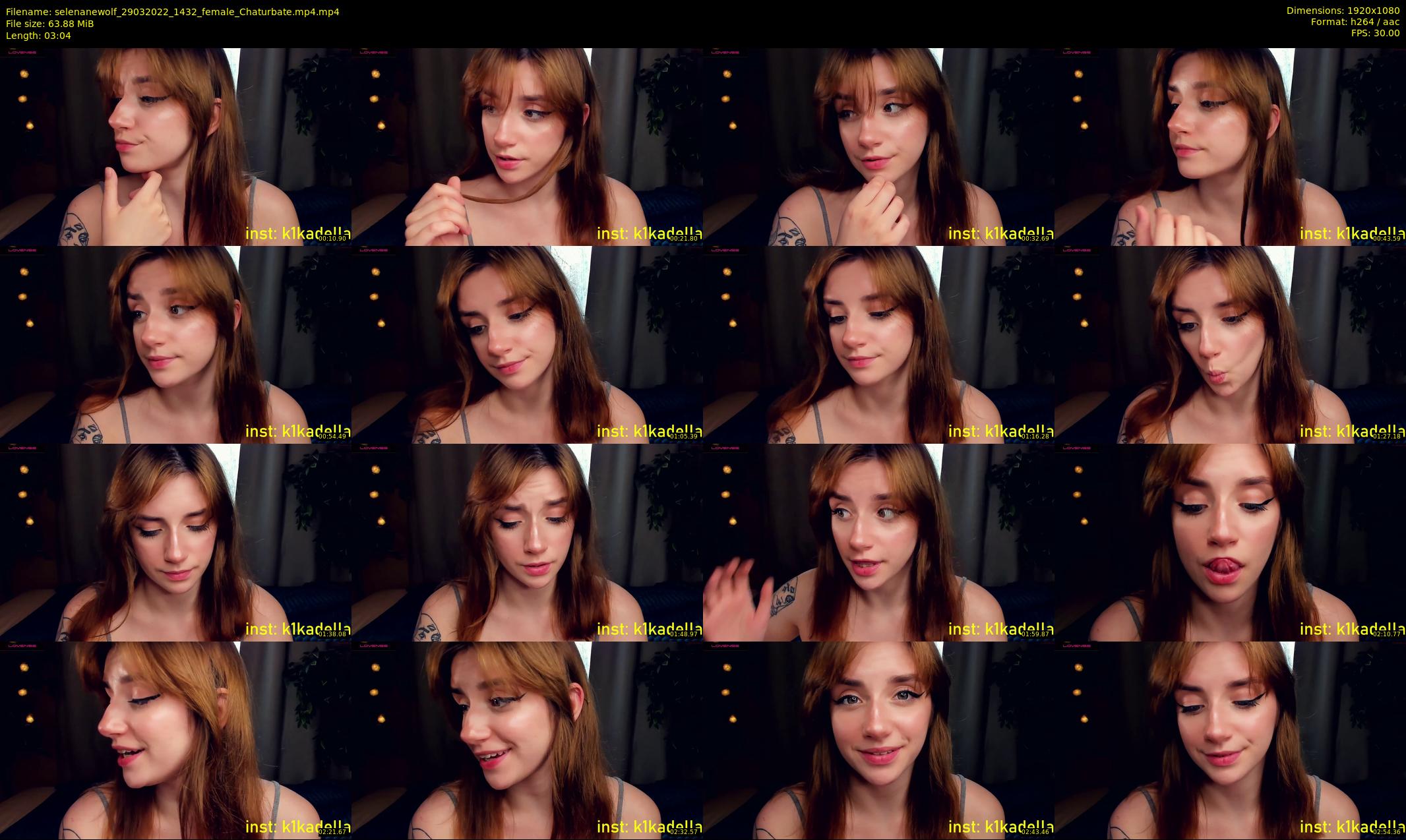 selenanewolf — 4 minute Chaturbate couple cam show recording, 1080p, Mar 29, 2022