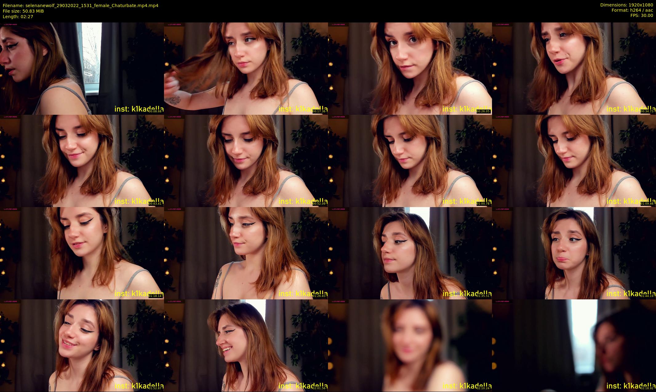 selenanewolf — 3 minute Chaturbate couple cam show recording, 1080p, Mar 29, 2022