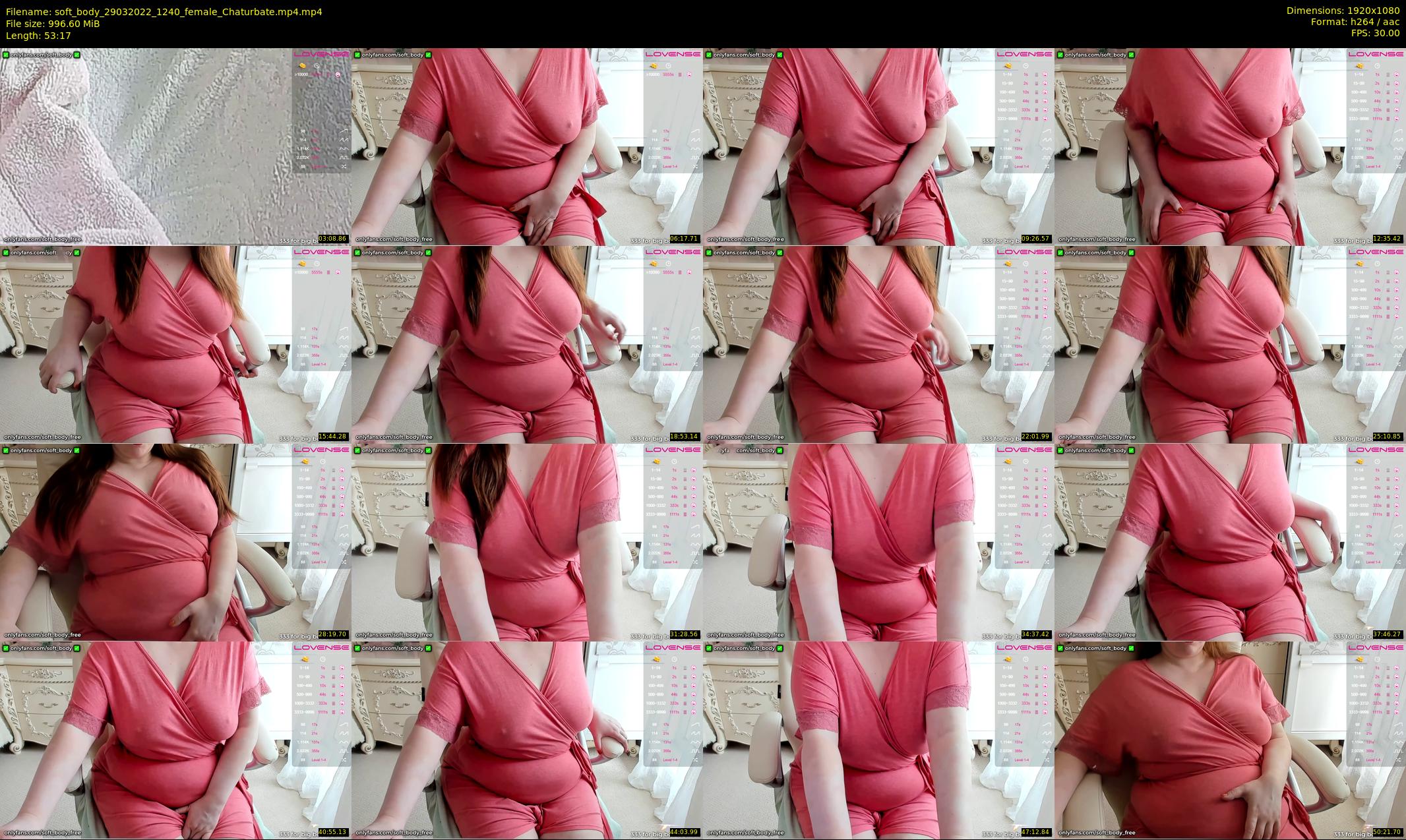 soft_body — 54 minute Chaturbate female cam show recording, 1080p, Mar 29, 2022