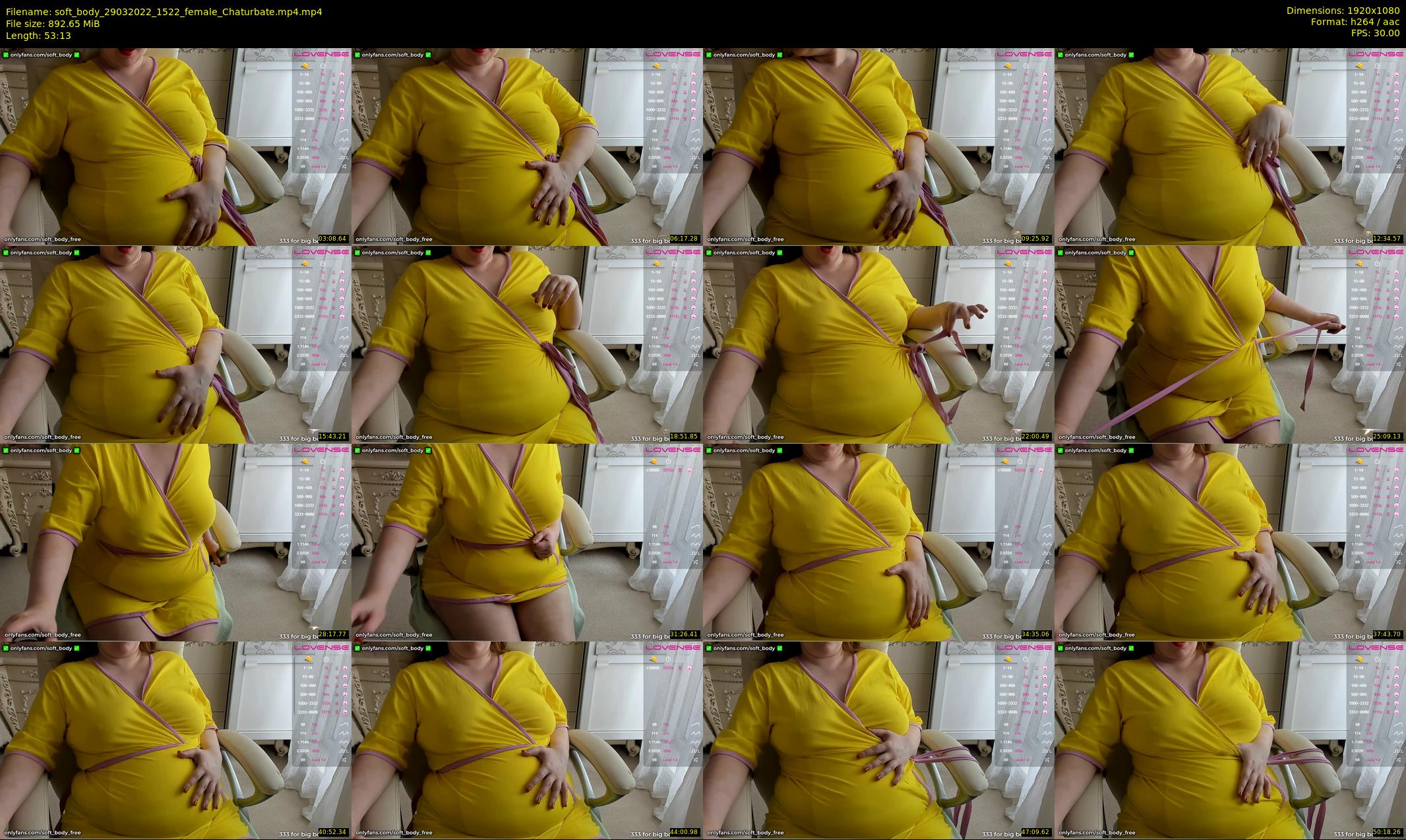 soft_body — 54 minute Chaturbate female cam show recording, 1080p, Mar 29, 2022