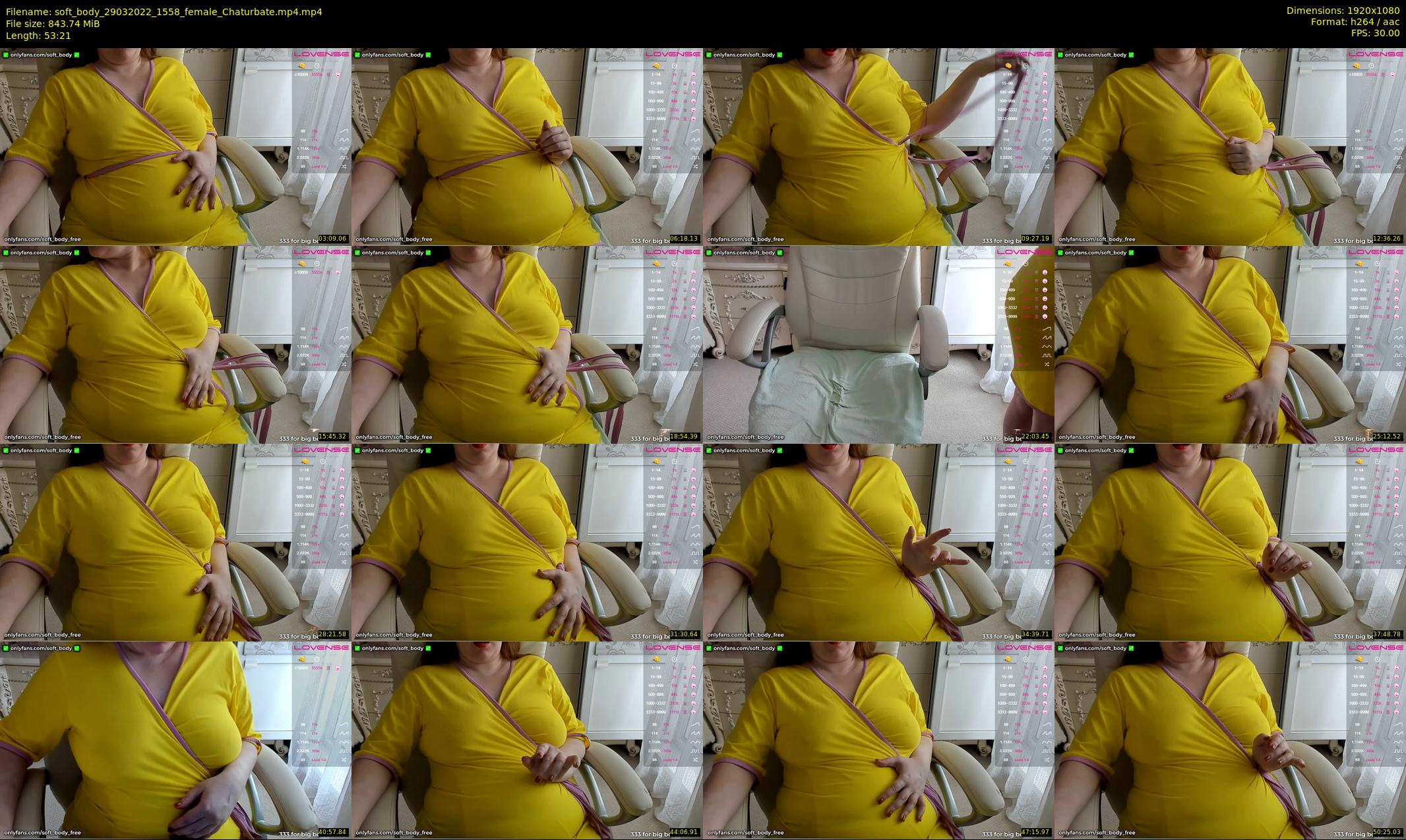 soft_body — 54 minute Chaturbate female cam show recording, 1080p, Mar 29, 2022