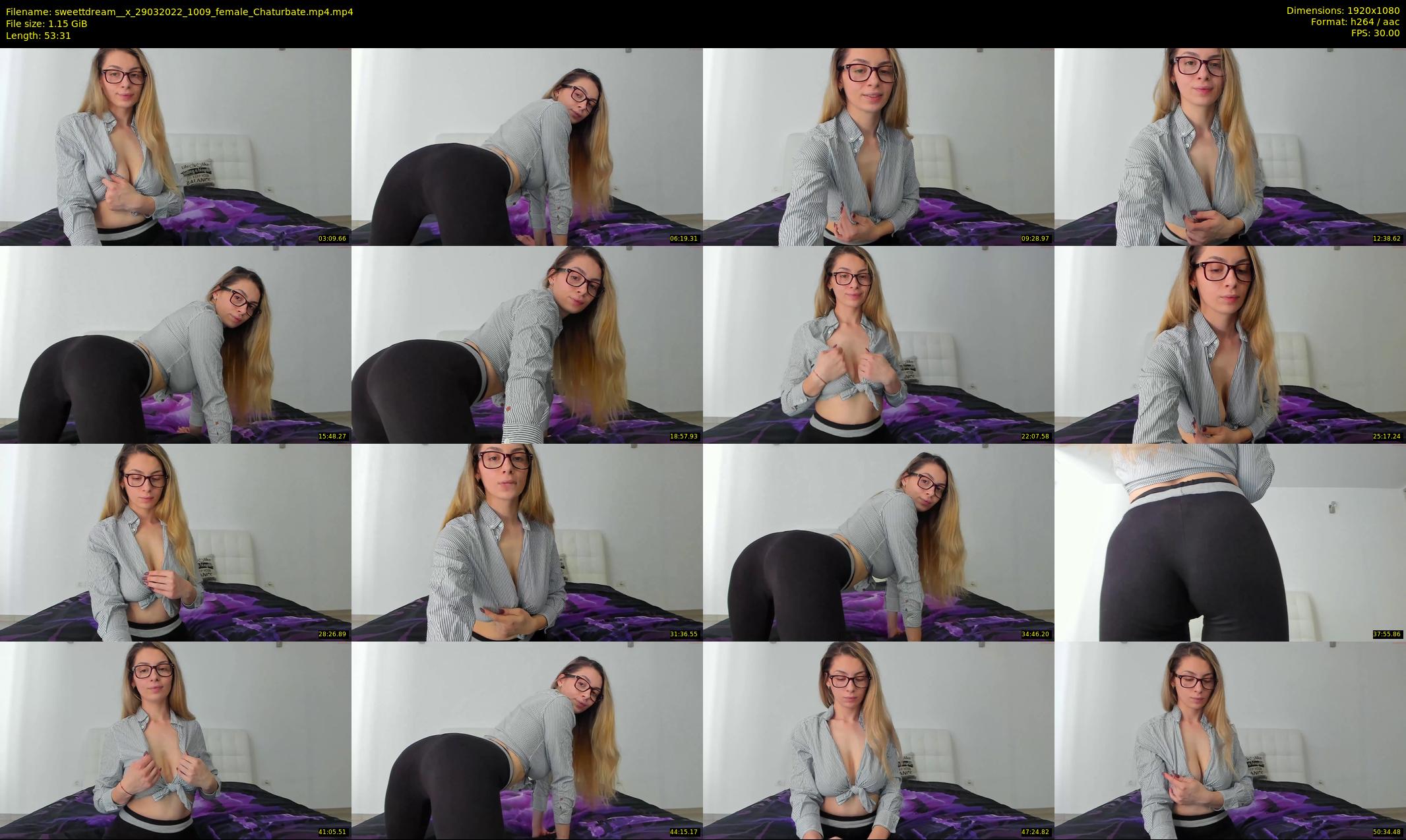 sweettdream__x — 54 minute Chaturbate female cam show recording, 1080p, Mar 29, 2022