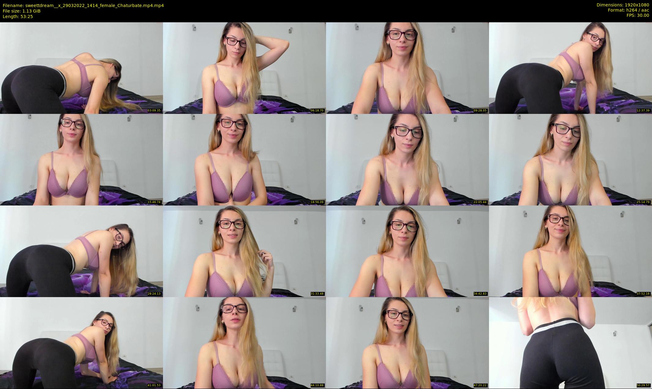 sweettdream__x — 54 minute Chaturbate female cam show recording, 1080p, Mar 29, 2022
