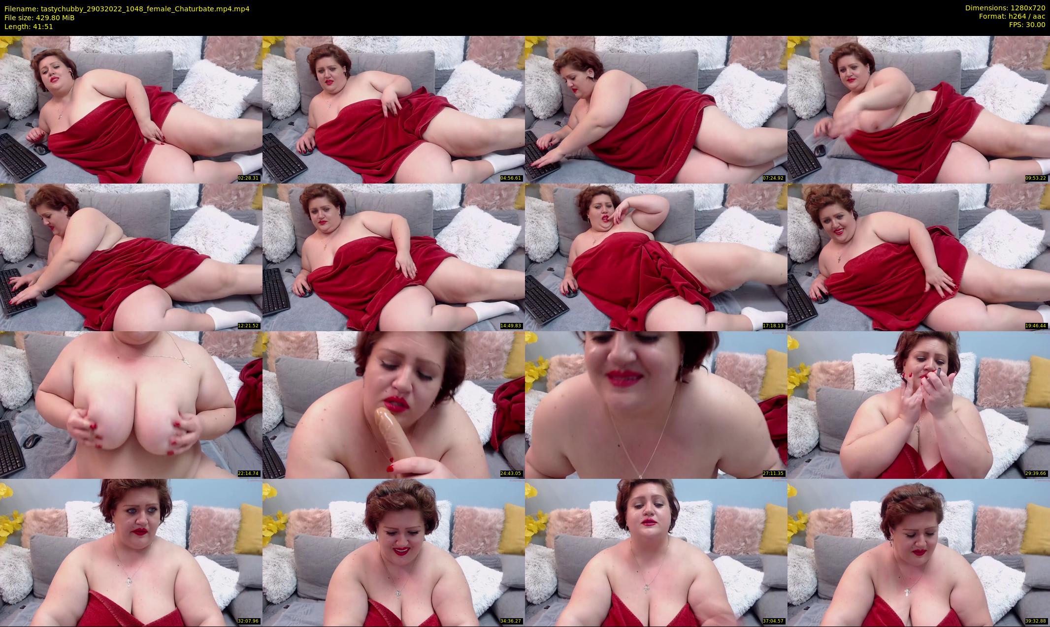 tastychubby — 42 minute Chaturbate female cam show recording, 720p, Mar 29, 2022