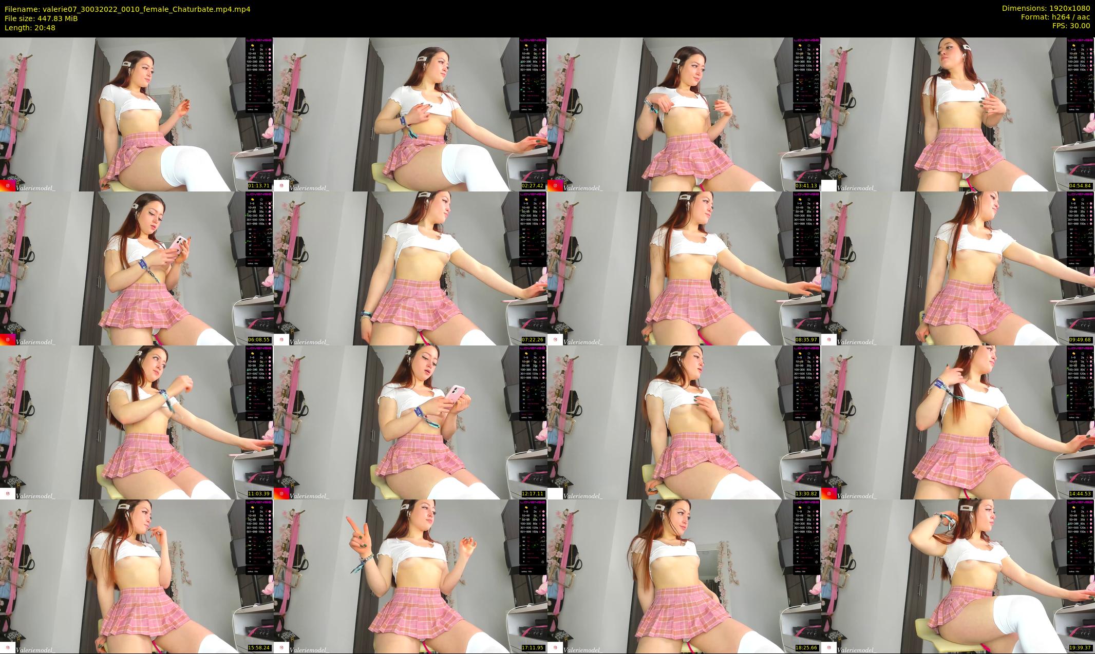 valerie07 — 21 minute Chaturbate female cam show recording, 1080p, Mar 30, 2022