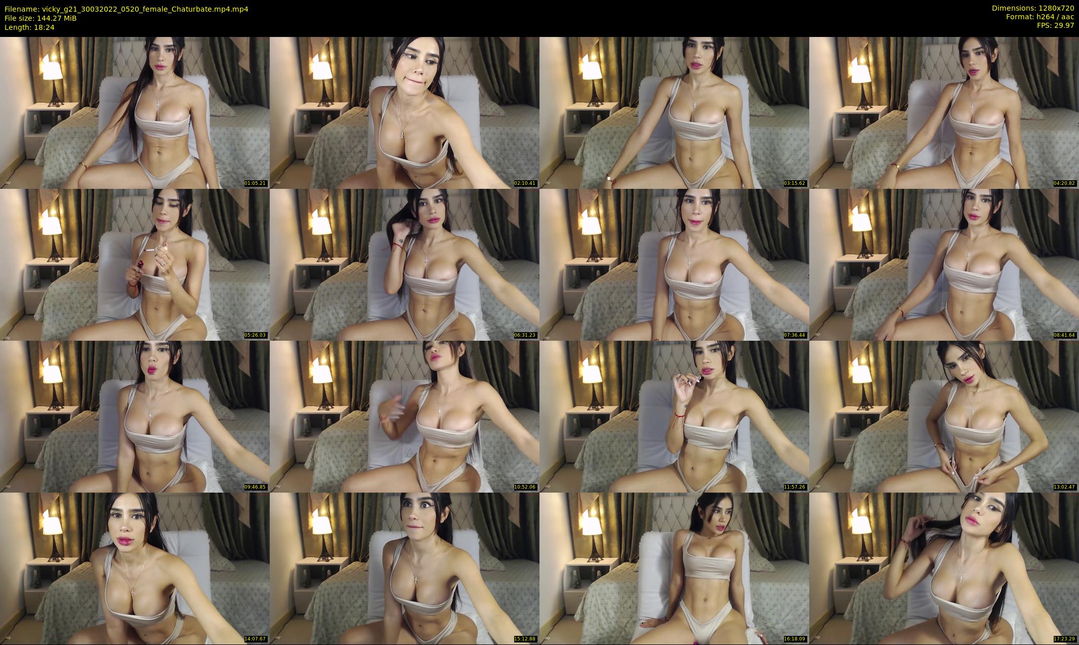 vicky_g21 — 19 minute Chaturbate female cam show recording, 720p, Mar 30, 2022