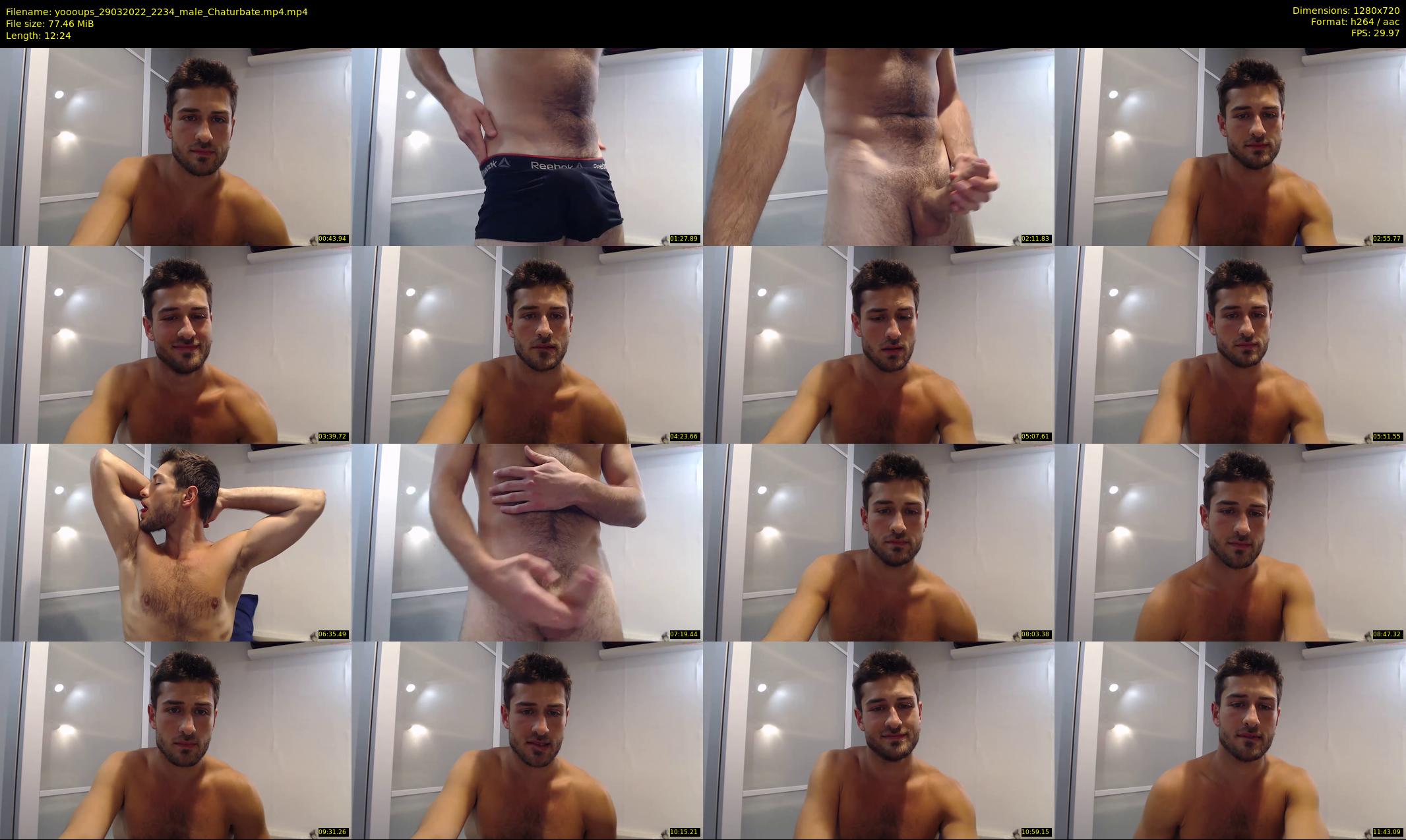 yoooups — 13 minute Chaturbate male cam show recording, 720p, Mar 29, 2022
