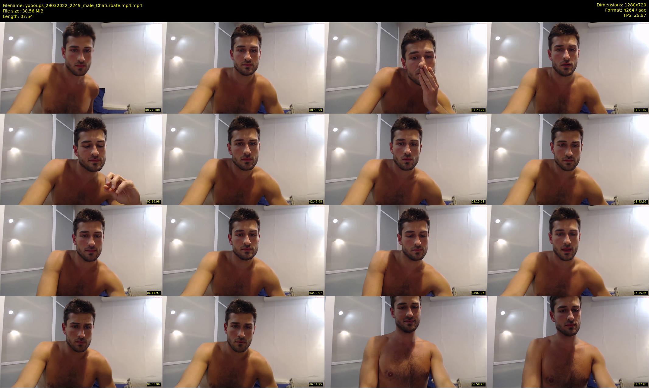 yoooups — 8 minute Chaturbate male cam show recording, 720p, Mar 29, 2022