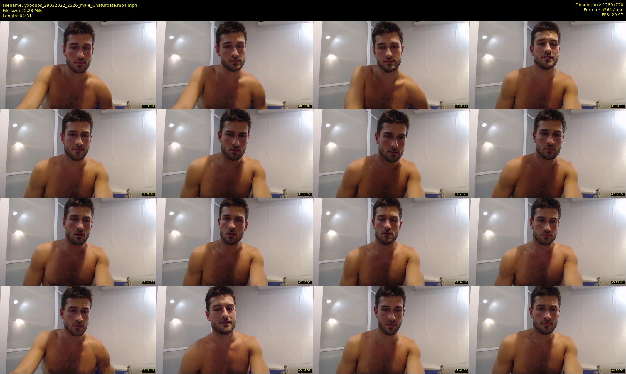 yoooups — 5 minute Chaturbate male cam show recording, 720p, Mar 29, 2022