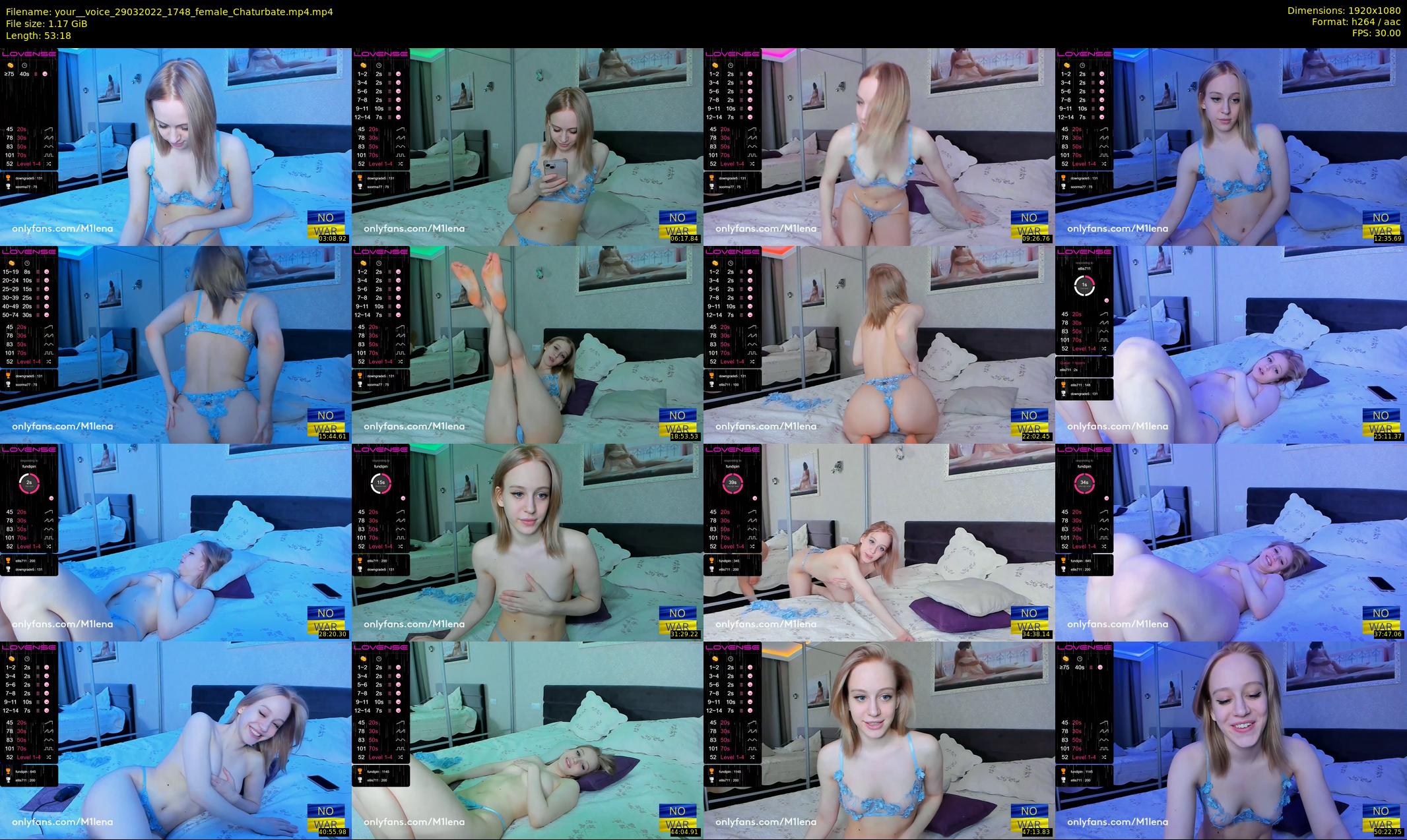 your__voice — 54 minute Chaturbate female cam show recording, 1080p, Mar 29, 2022
