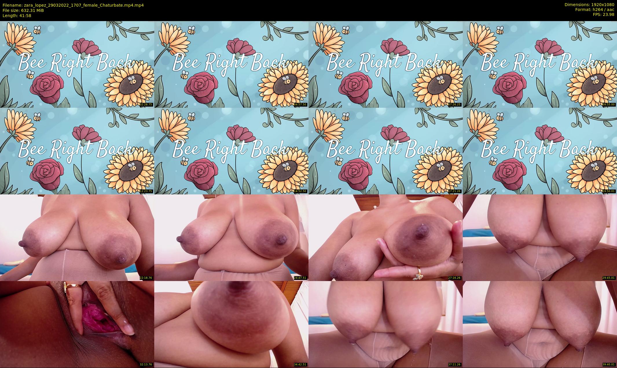 zara_lopez — 42 minute Chaturbate female cam show recording, 1080p, Mar 29, 2022