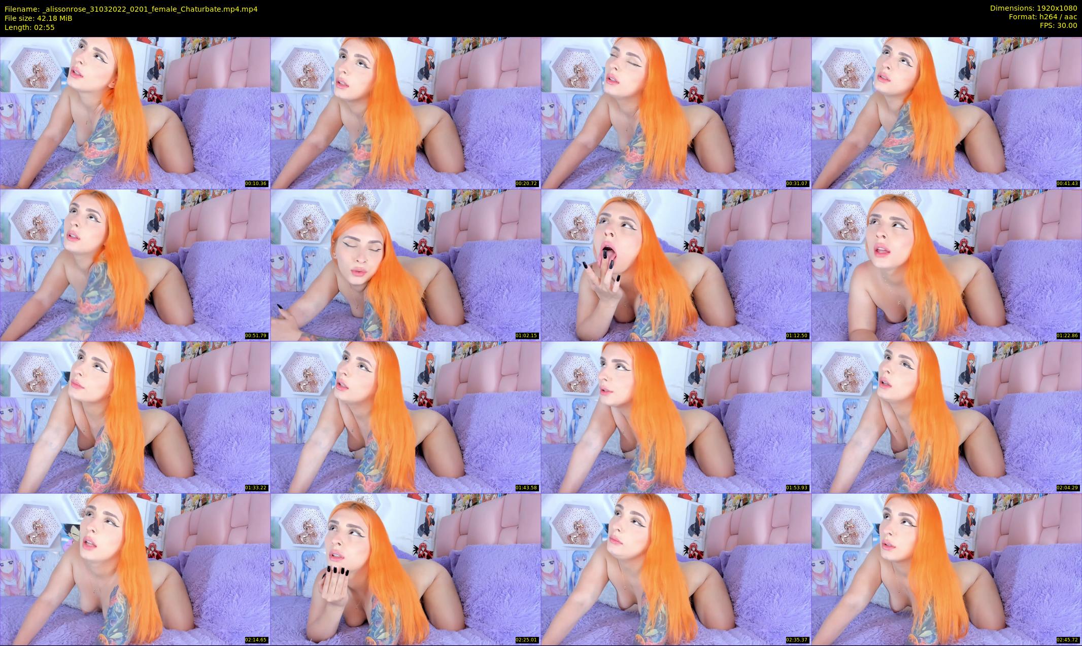 _alissonrose — 3 minute Chaturbate female cam show recording, 1080p, Mar 31, 2022