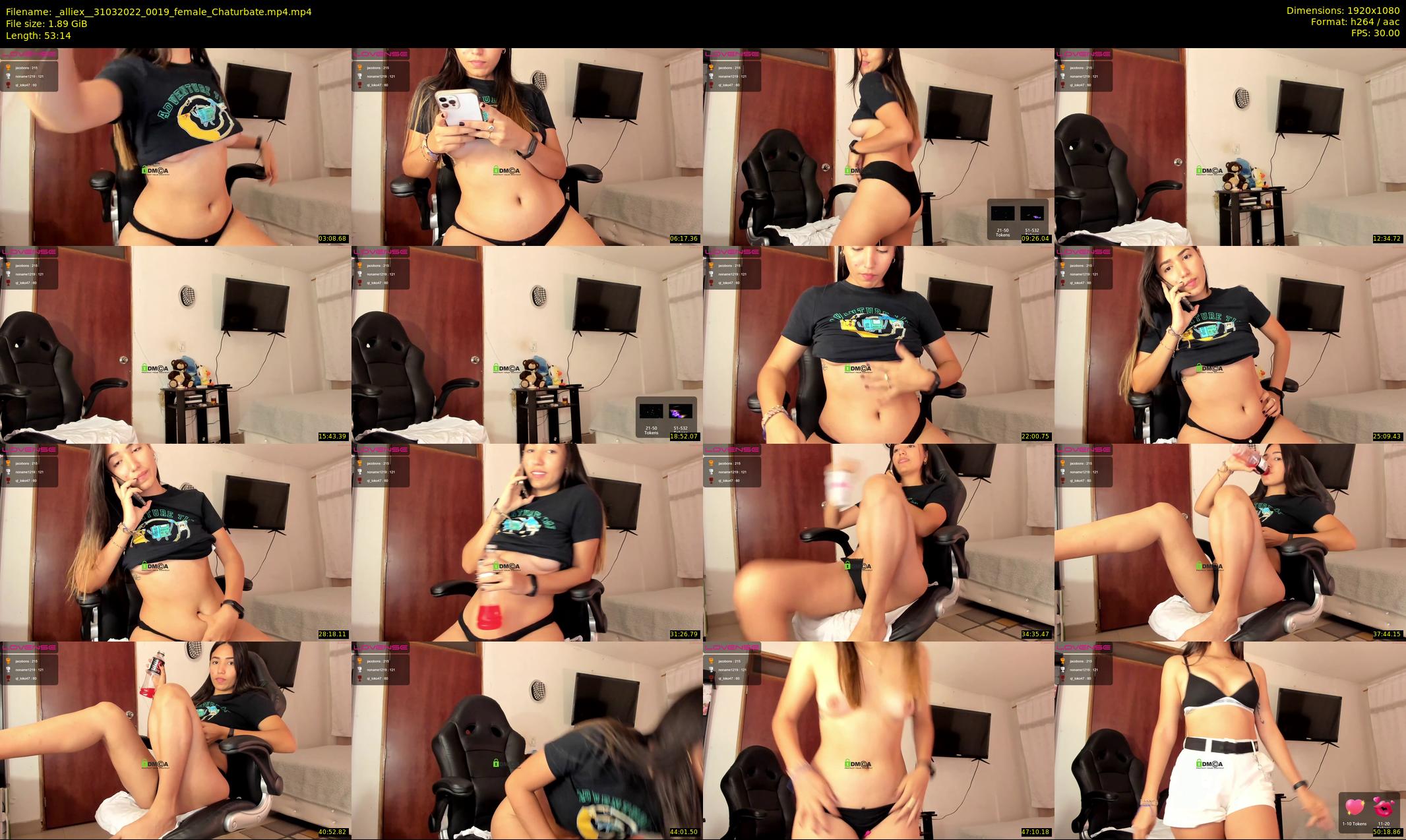 _alliex_ — 54 minute Chaturbate female cam show recording, 1080p, Mar 31, 2022