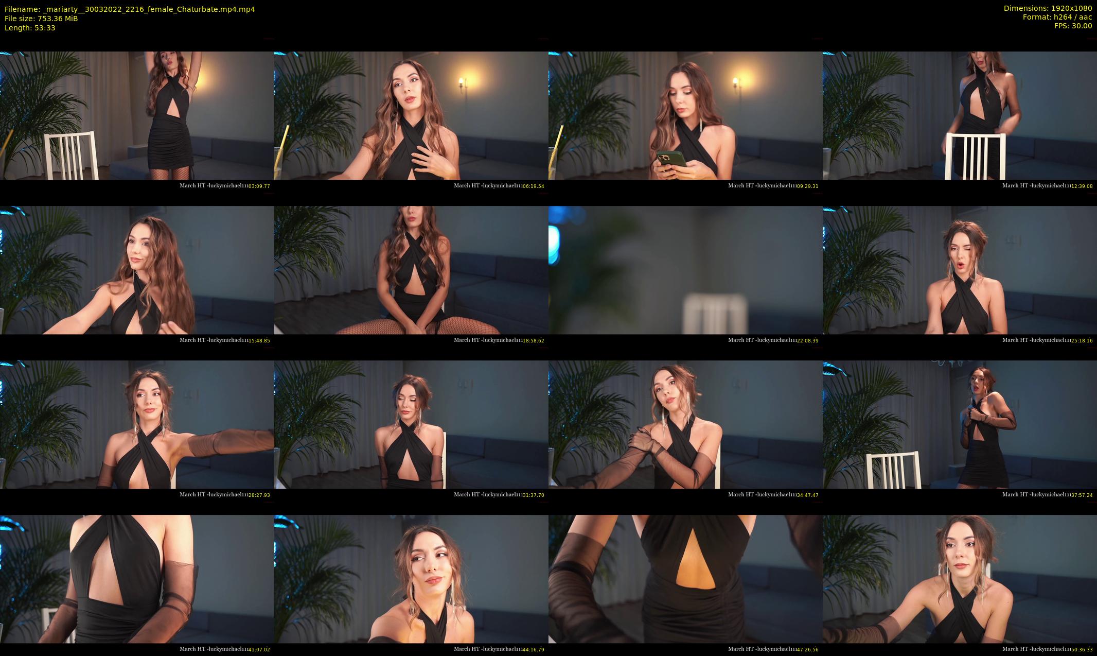 _mariarty_ — 54 minute Chaturbate female cam show recording, 1080p, Mar 30, 2022