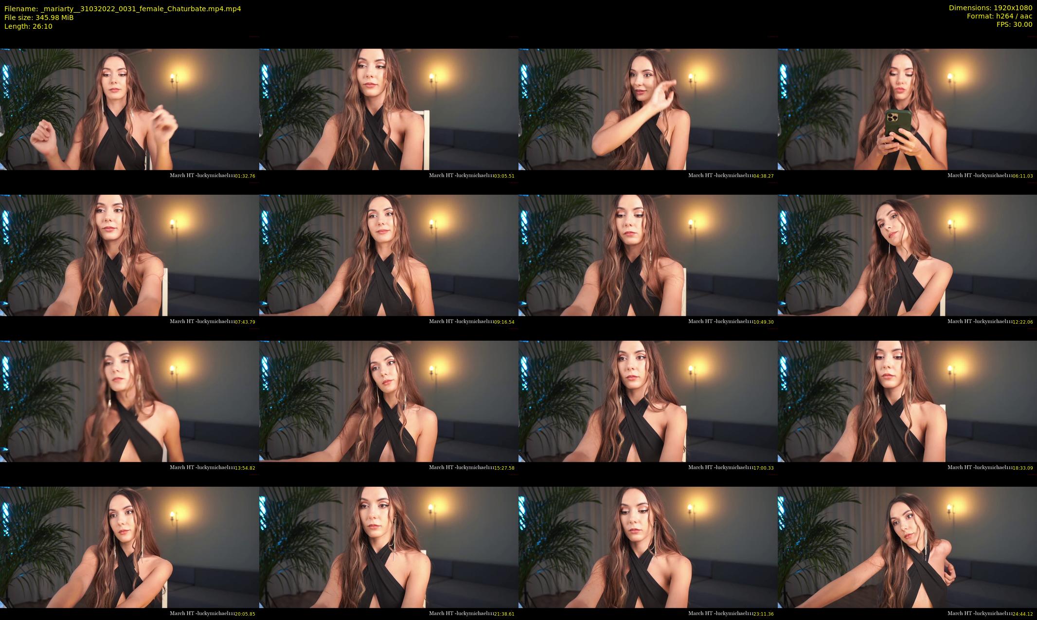 _mariarty_ — 27 minute Chaturbate female cam show recording, 1080p, Mar 31, 2022