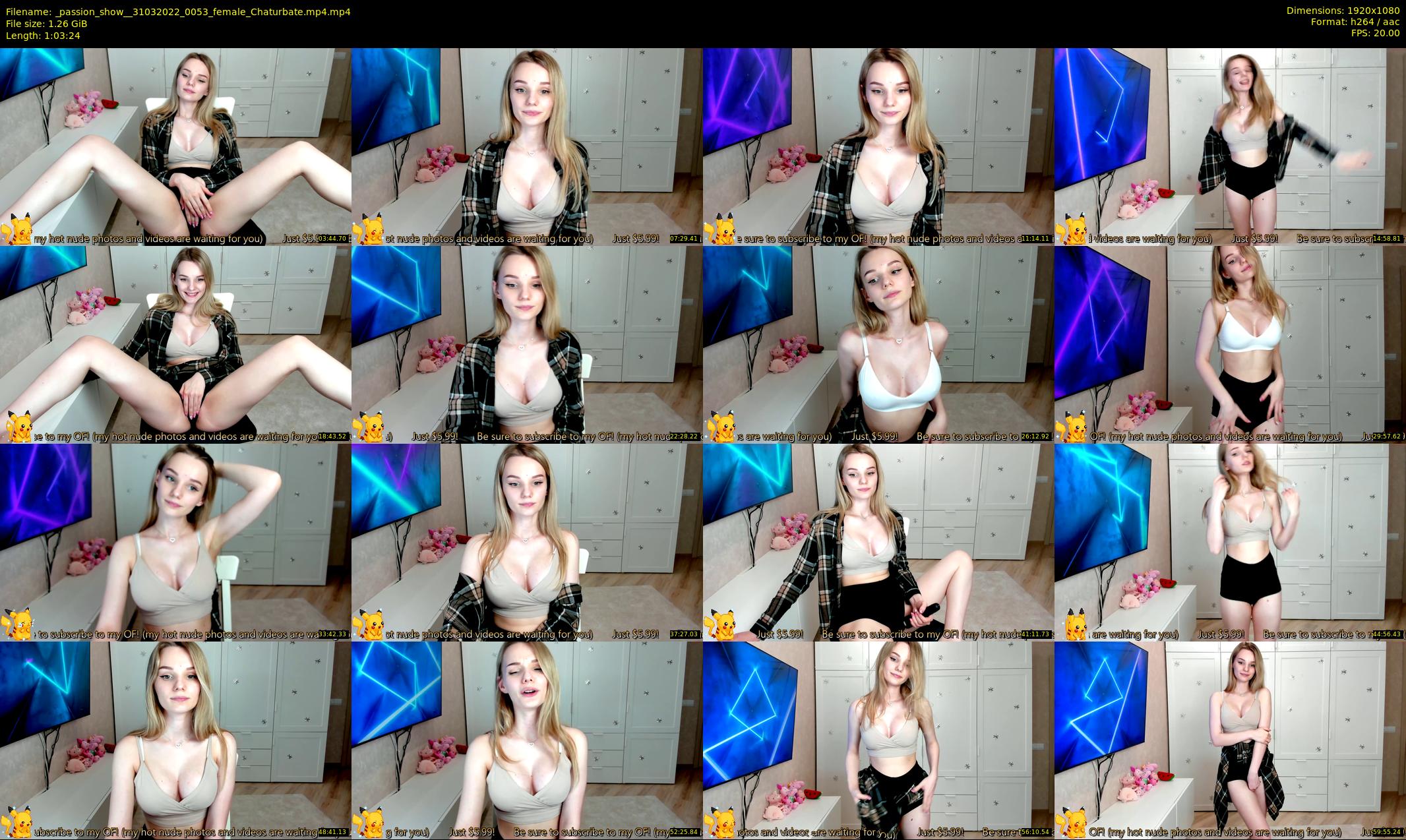 _passion_show_ — 64 minute Chaturbate couple cam show recording, 1080p, Mar 31, 2022