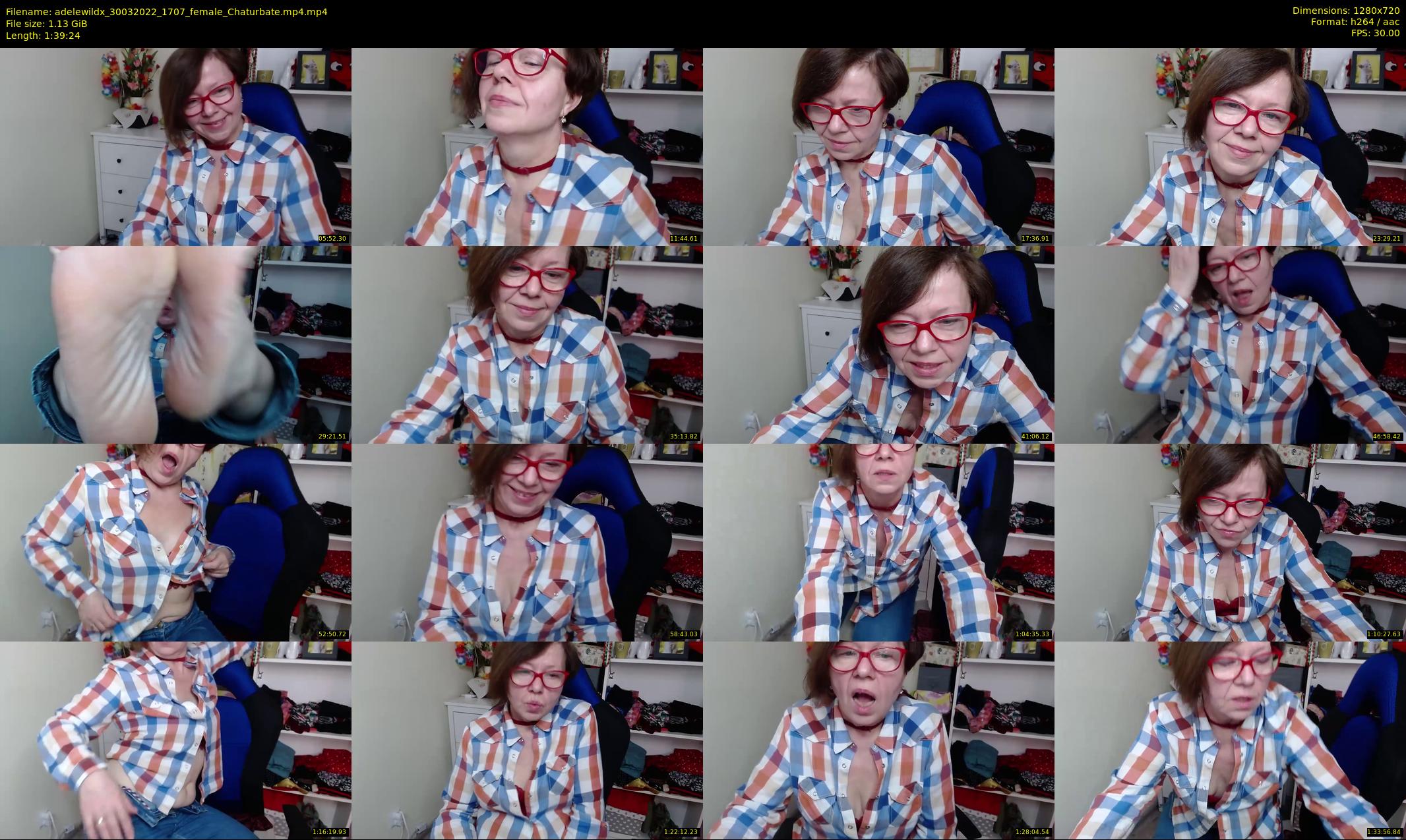 adelewildx — 100 minute Chaturbate female cam show recording, 720p, Mar 30, 2022