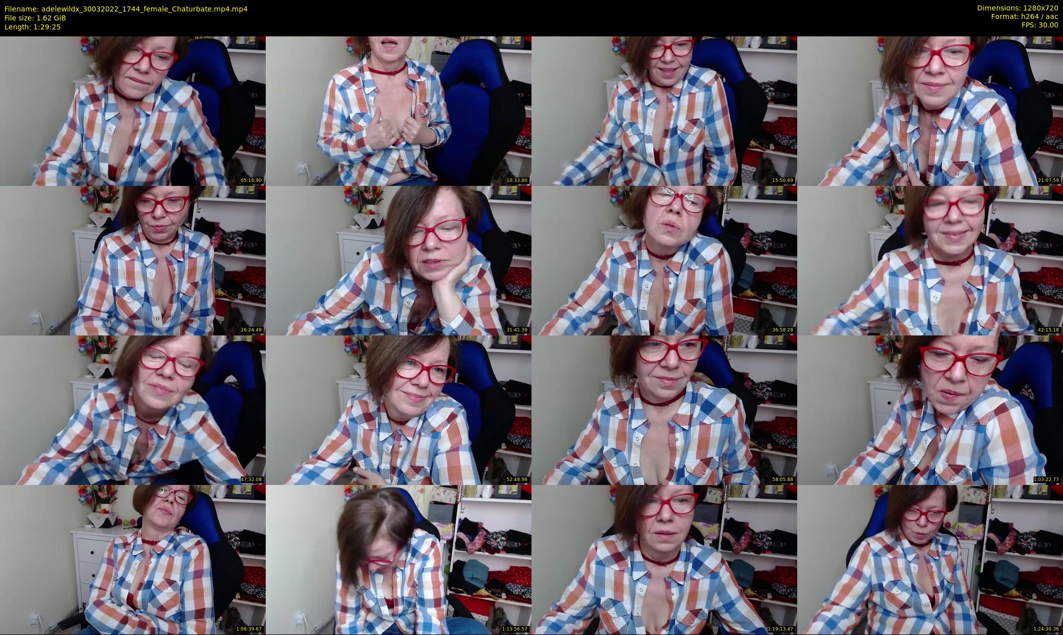 adelewildx — 90 minute Chaturbate female cam show recording, 720p, Mar 30, 2022
