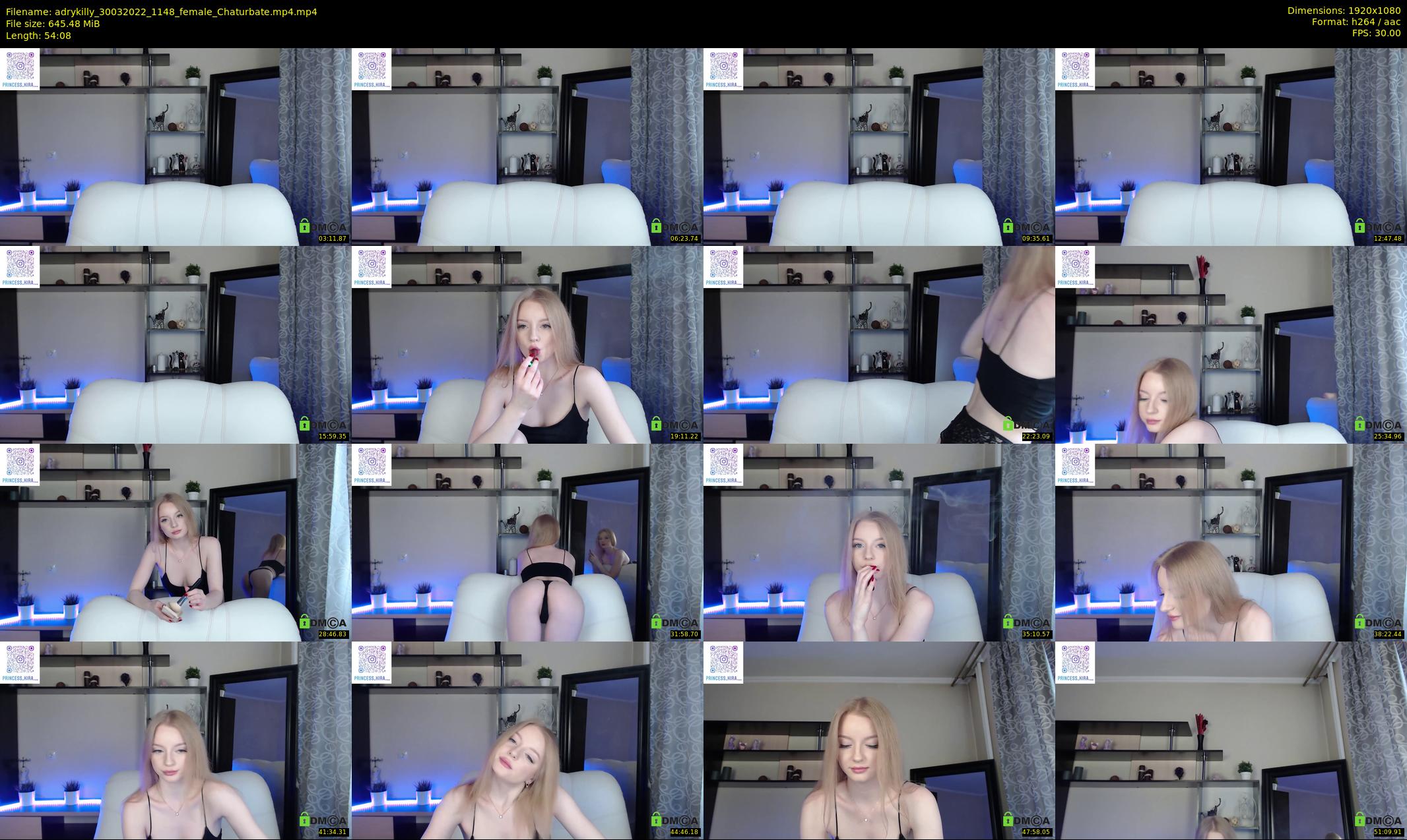 adrykilly — 55 minute Chaturbate female cam show recording, 1080p, Mar 30, 2022