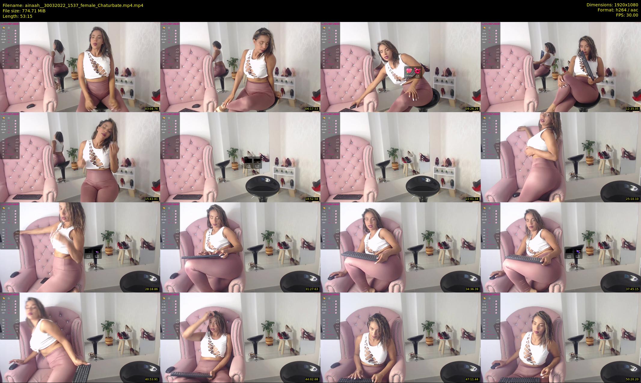 ainaah_ — 54 minute Chaturbate female cam show recording, 1080p, Mar 30, 2022