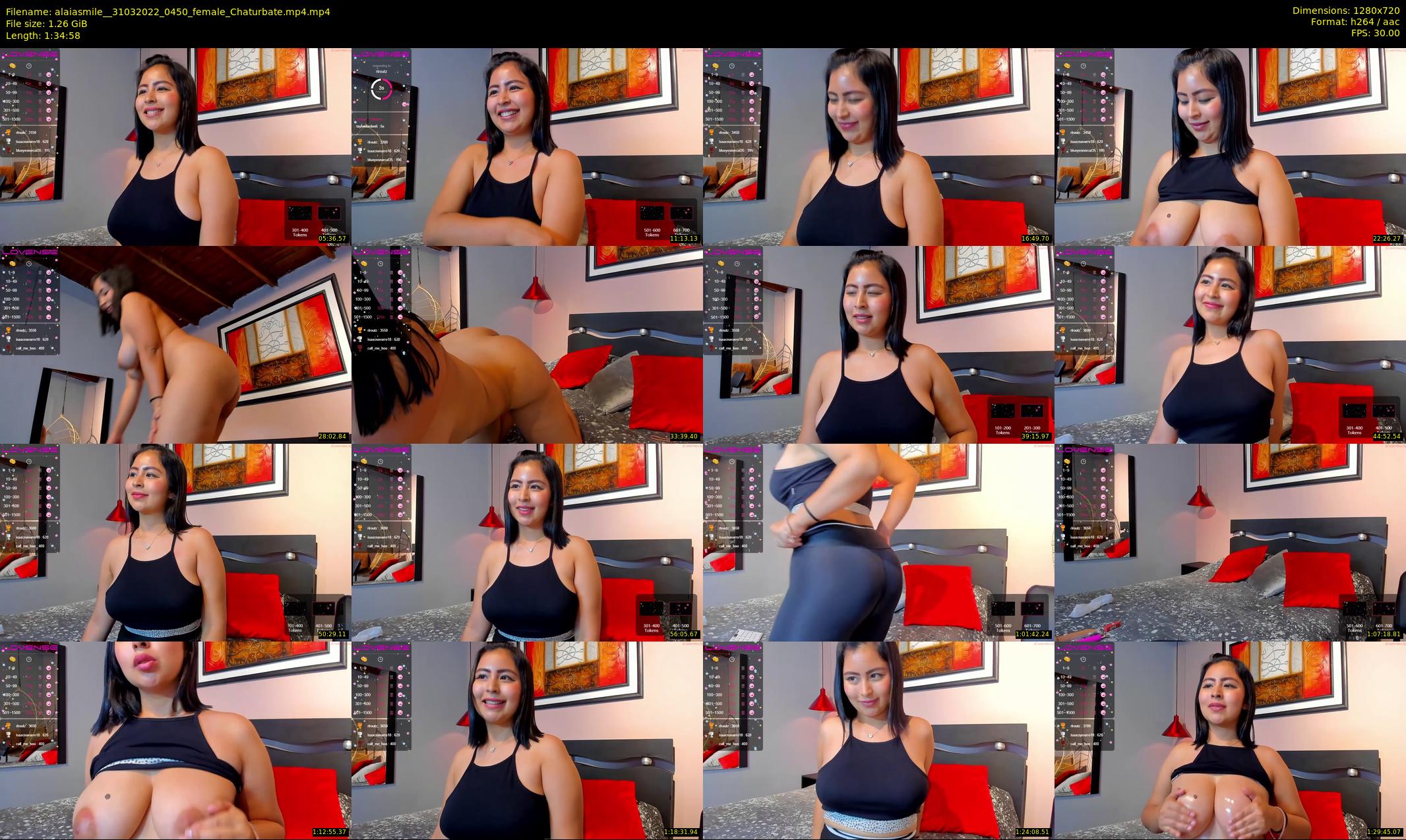 alaiasmile_ — 95 minute Chaturbate female cam show recording, 720p, Mar 31, 2022