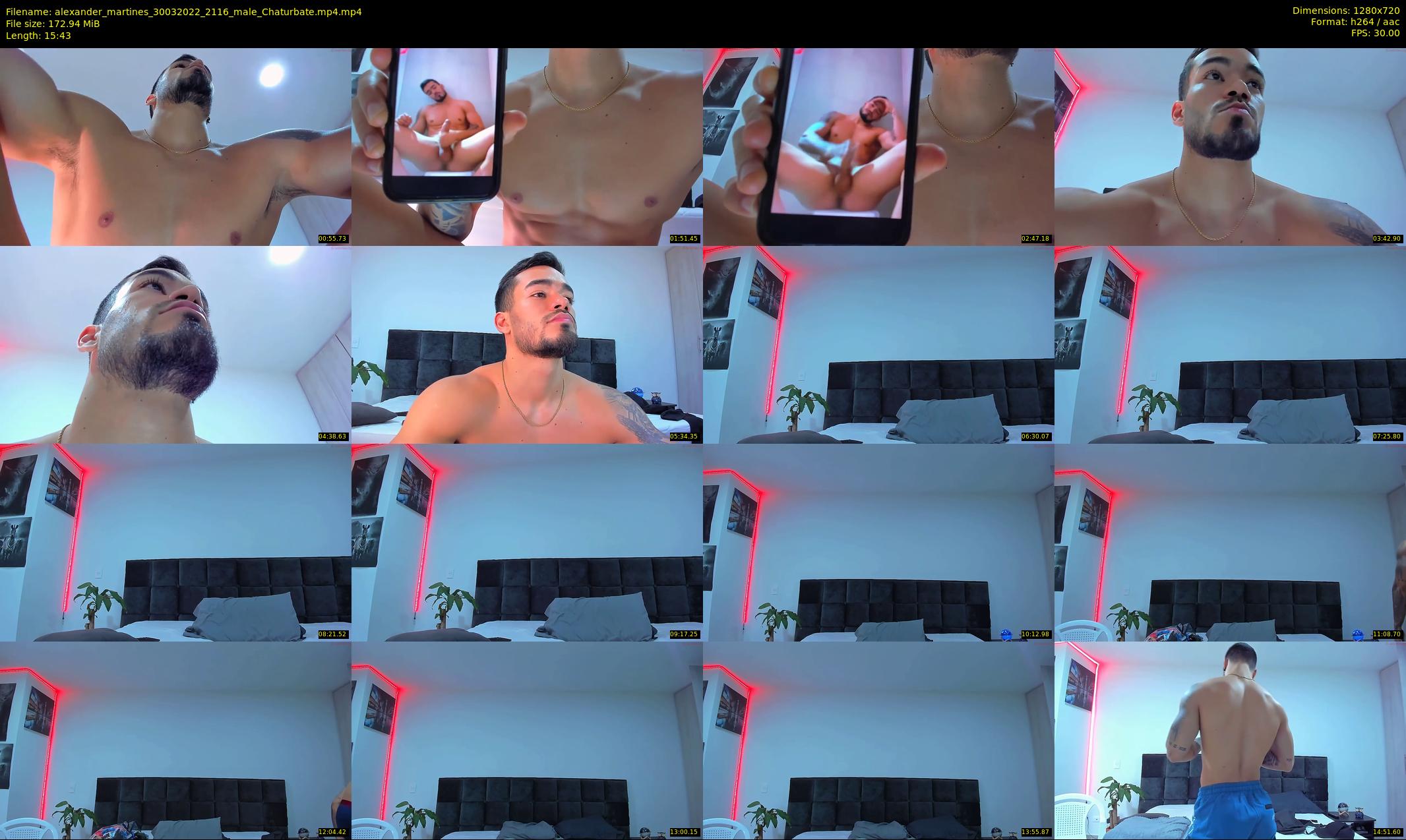 alexander_martines — 16 minute Chaturbate male cam show recording, 720p, Mar 30, 2022