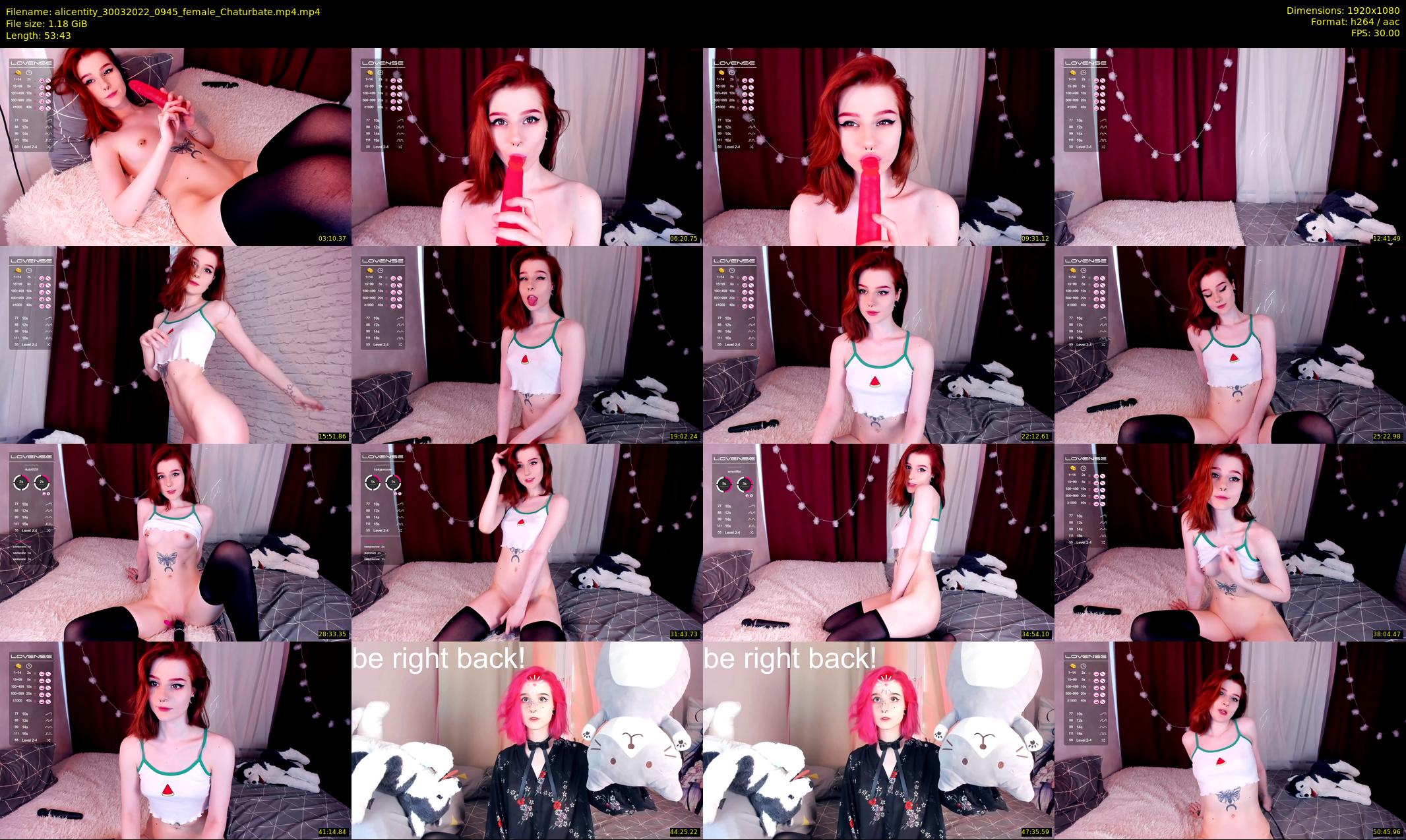 alicentity — 54 minute Chaturbate female cam show recording, 1080p, Mar 30, 2022