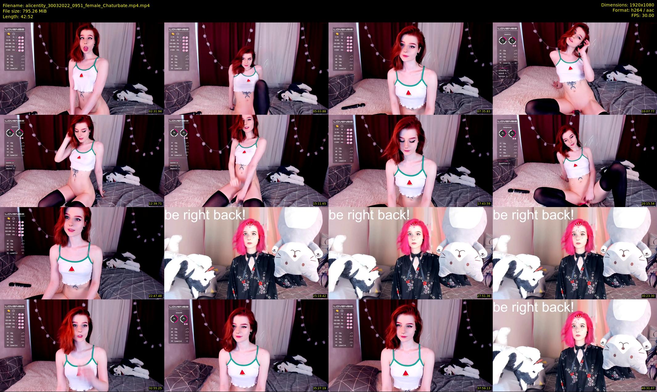 alicentity — 43 minute Chaturbate female cam show recording, 1080p, Mar 30, 2022