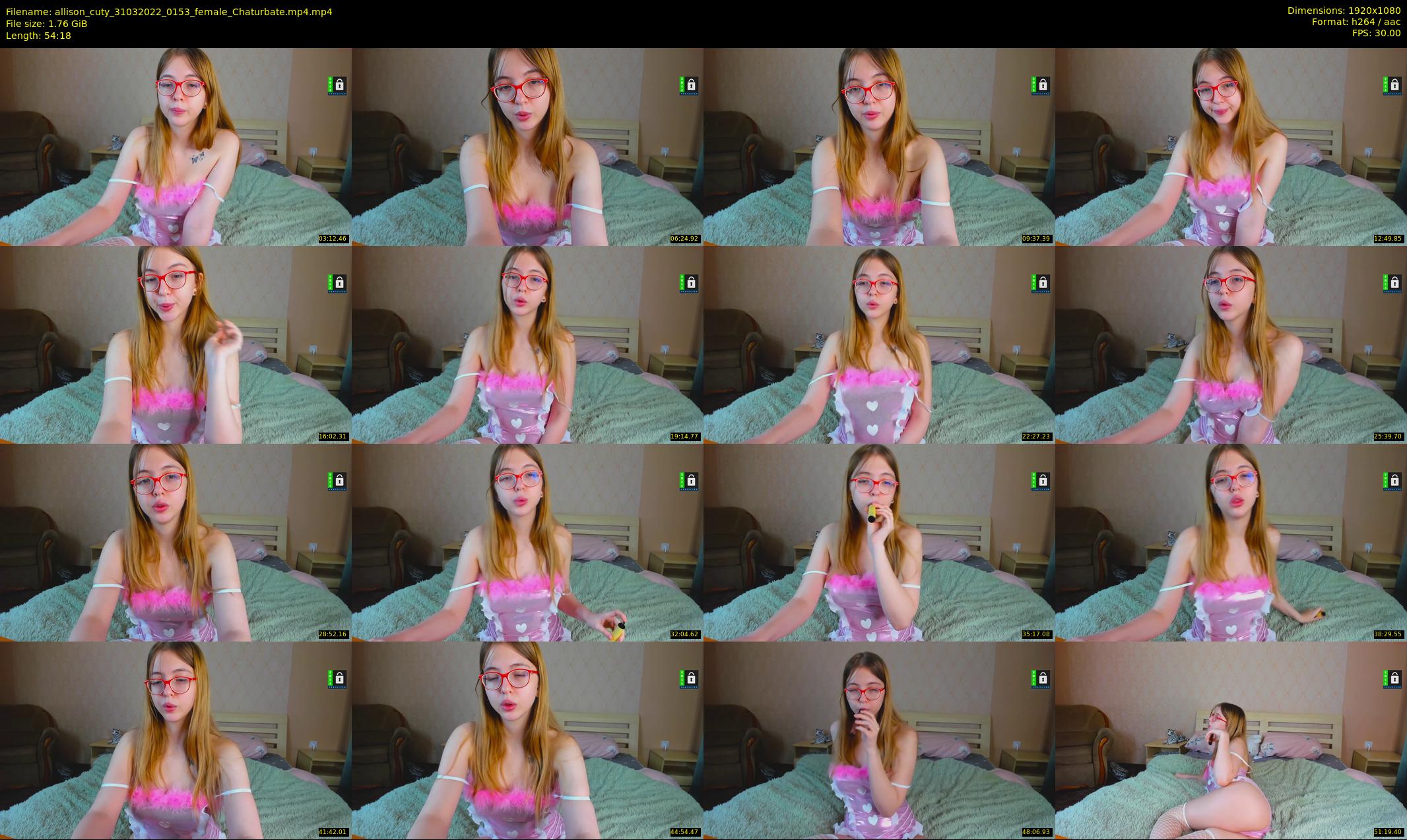 allison_cuty — 55 minute Chaturbate female cam show recording, 1080p, Mar 31, 2022