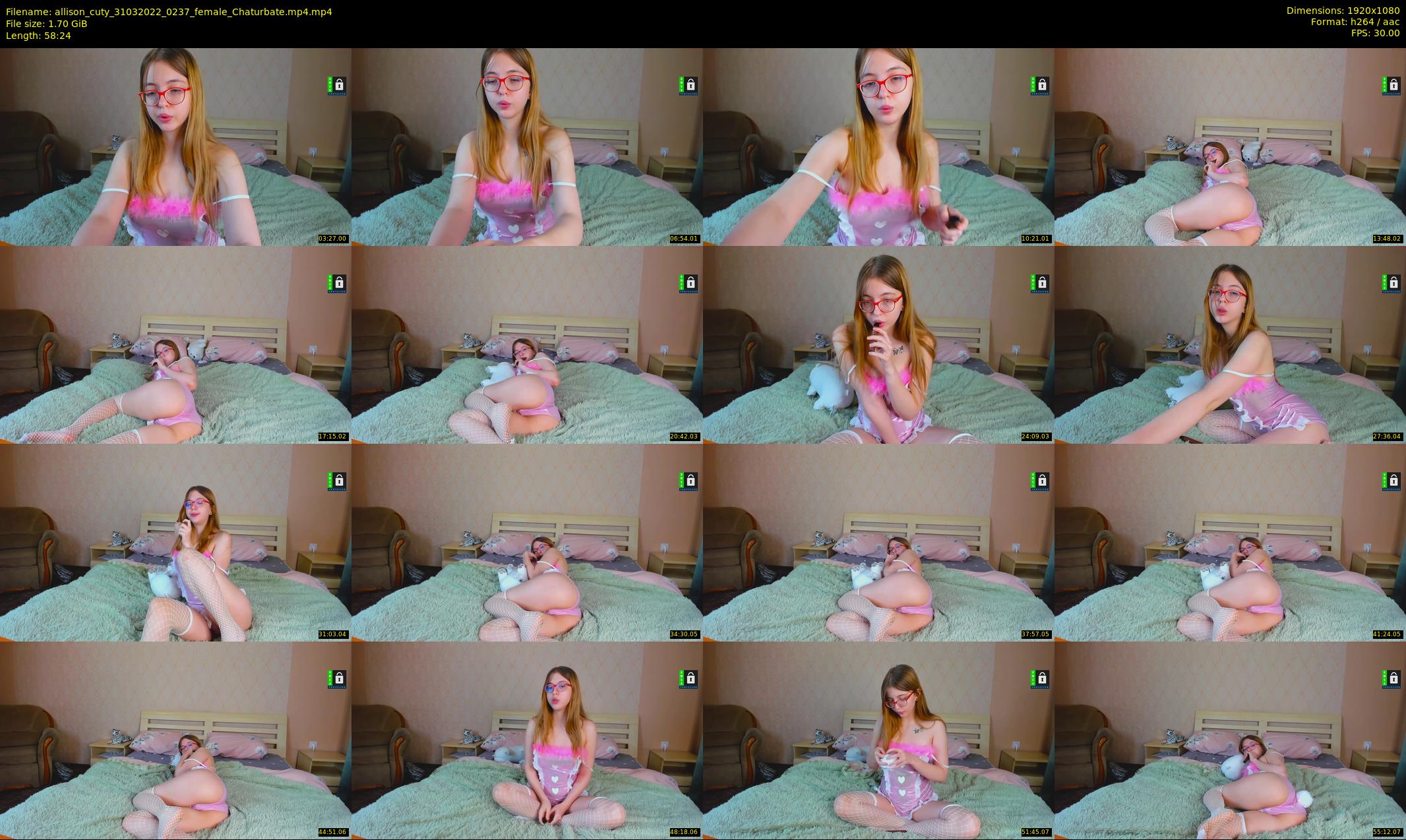 allison_cuty — 59 minute Chaturbate female cam show recording, 1080p, Mar 31, 2022