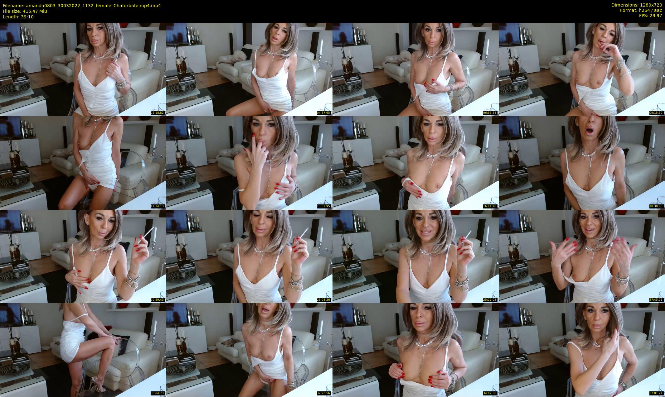 amanda0803 — 40 minute Chaturbate female cam show recording, 720p, Mar 30, 2022