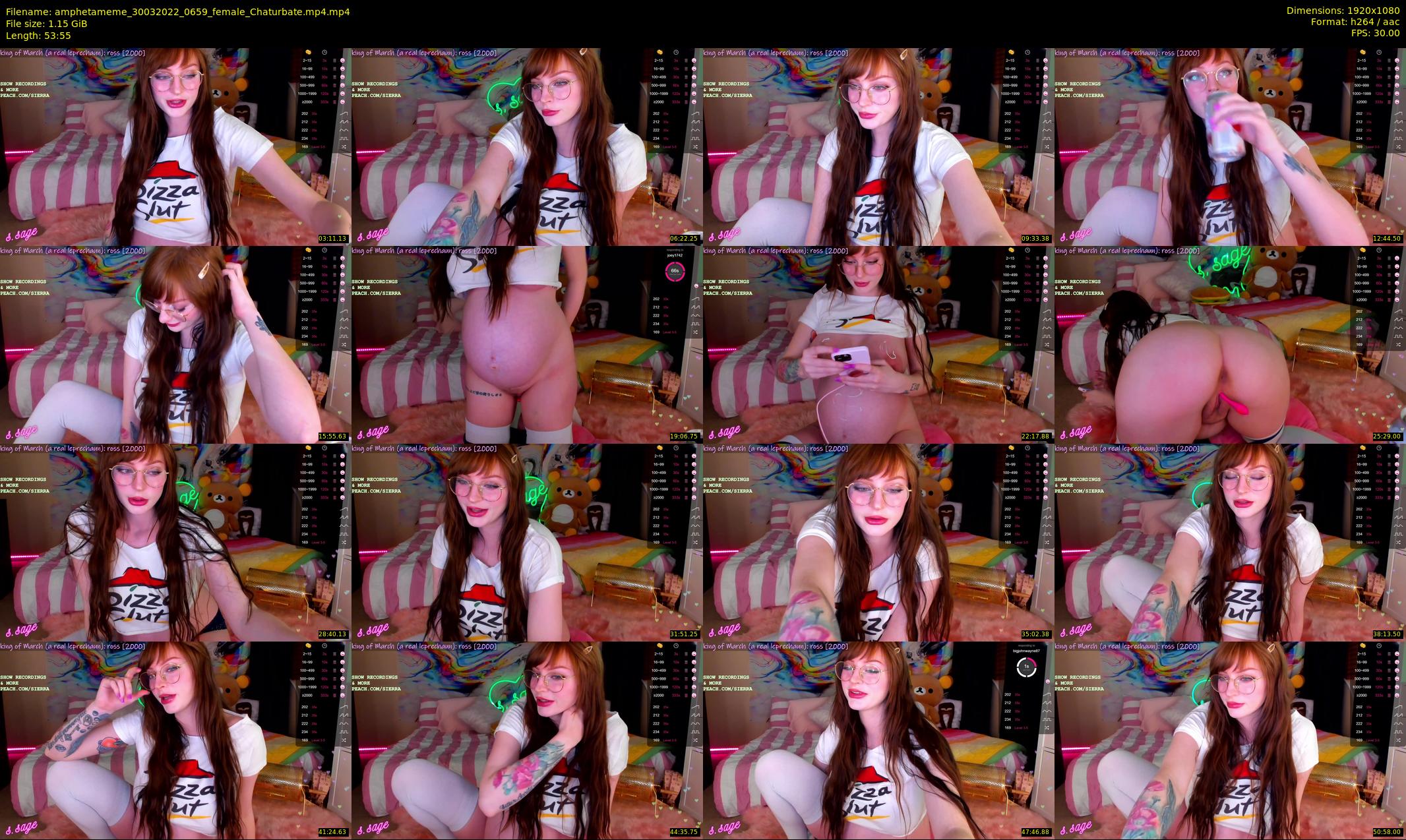 amphetameme — 54 minute Chaturbate female cam show recording, 1080p, Mar 30, 2022