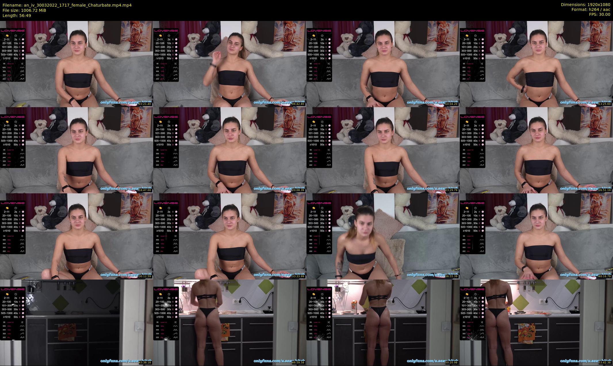 an_iv — 57 minute Chaturbate female cam show recording, 1080p, Mar 30, 2022