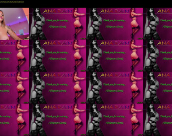 ana_rain — 8 minute Chaturbate female cam show recording, 720p, Mar 30, 2022