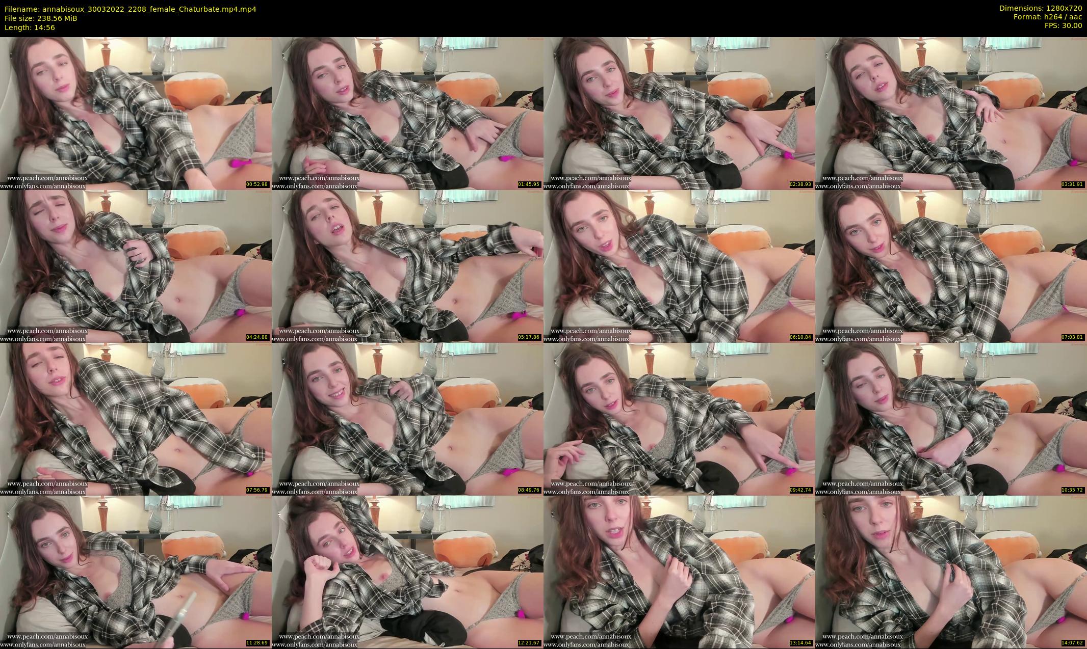 annabisoux — 15 minute Chaturbate female cam show recording, 720p, Mar 30, 2022