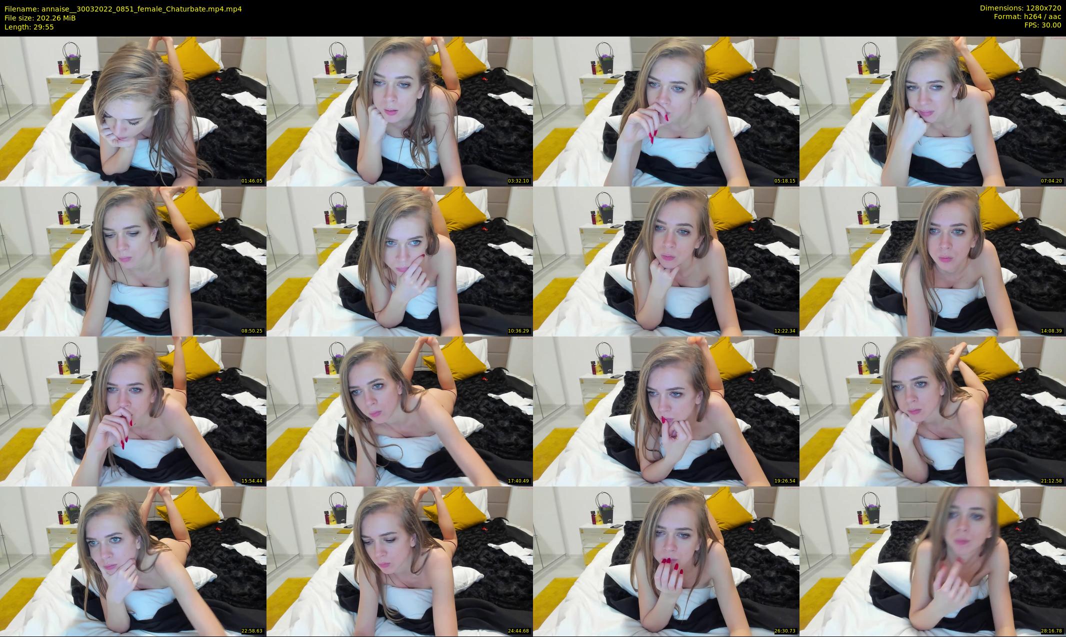 annaise_ — 30 minute Chaturbate female cam show recording, 720p, Mar 30, 2022
