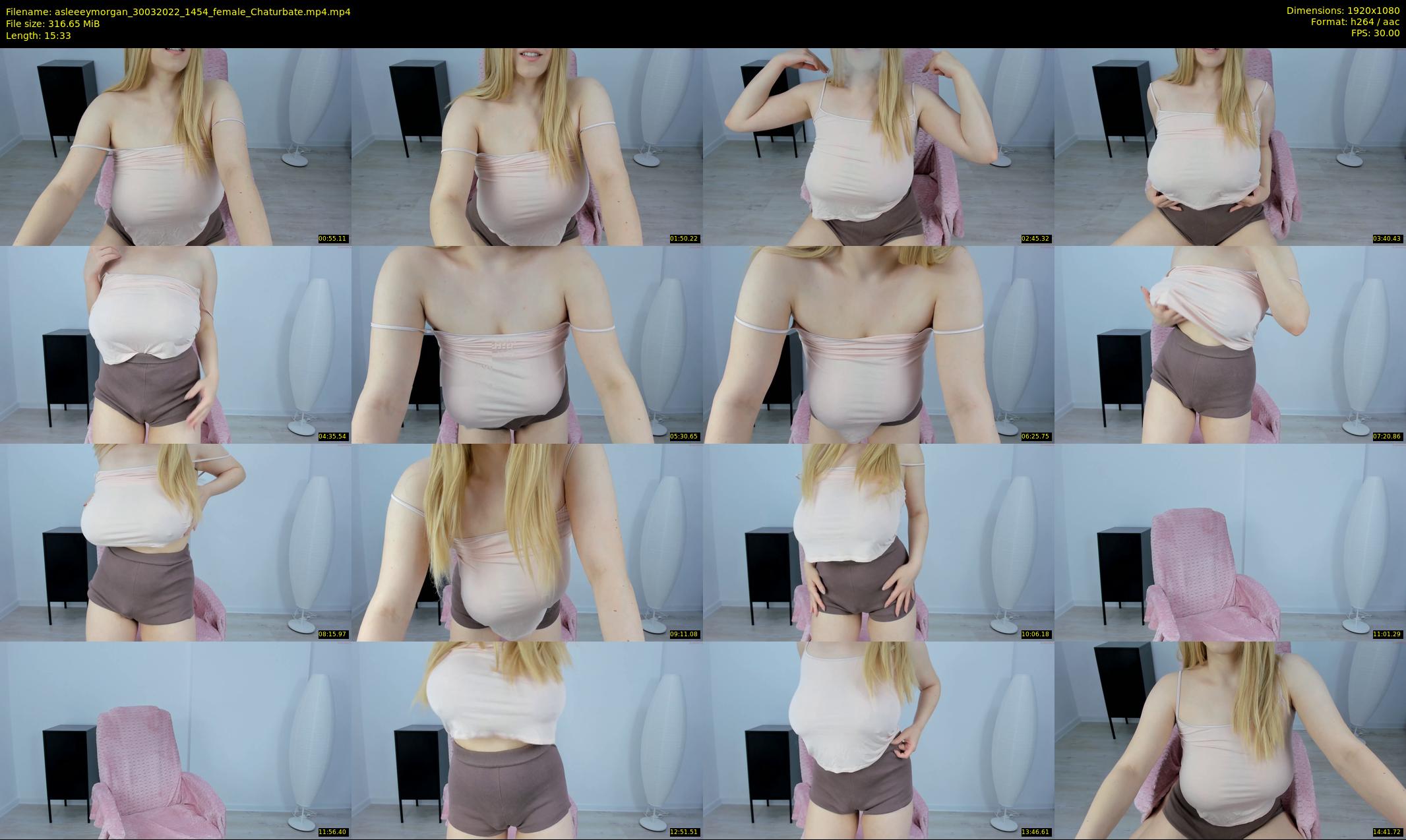 asleeeymorgan — 16 minute Chaturbate female cam show recording, 1080p, Mar 30, 2022